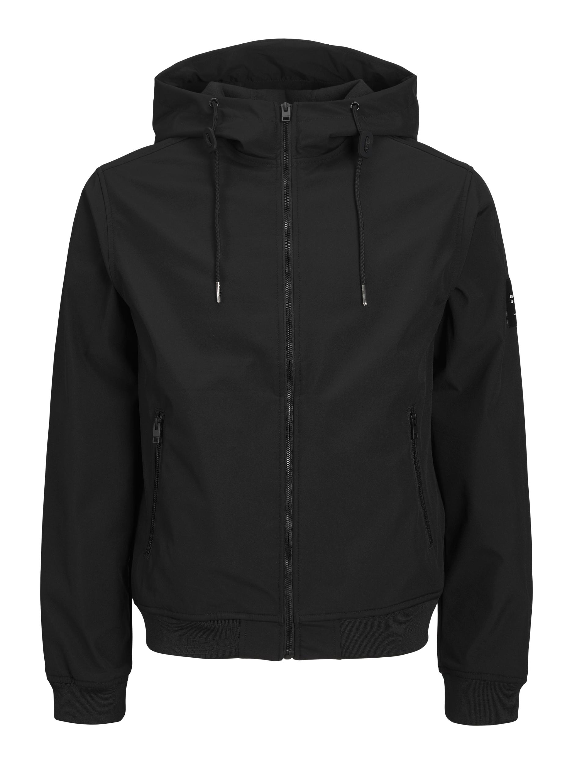 Softshelljacke »JJEBASIC SOFTSHELL HOOD NOOS PLS«, mit Kapuze