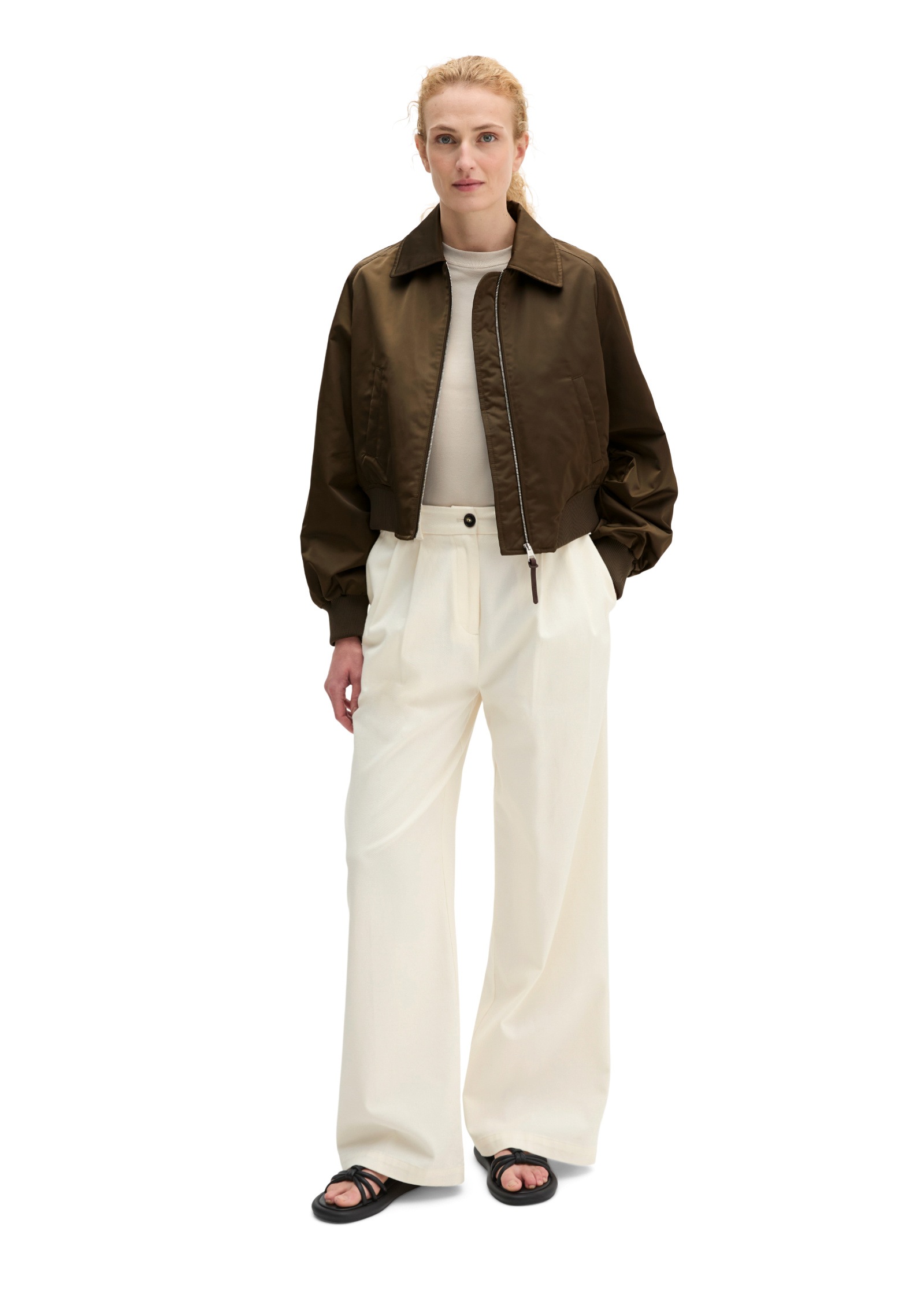 Marc O'Polo Outdoorjacke »aus recyceltem Shiny-Polyester-Twill«
