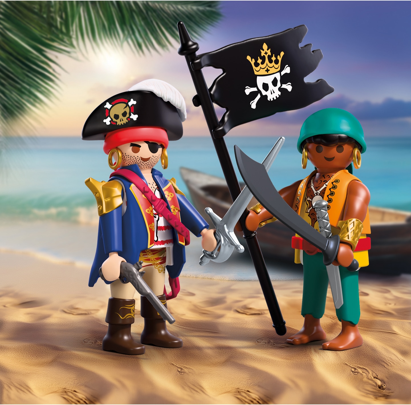 Playmobil® Konstruktions-Spielset »DuoPack Piraten (72024), Pirates«