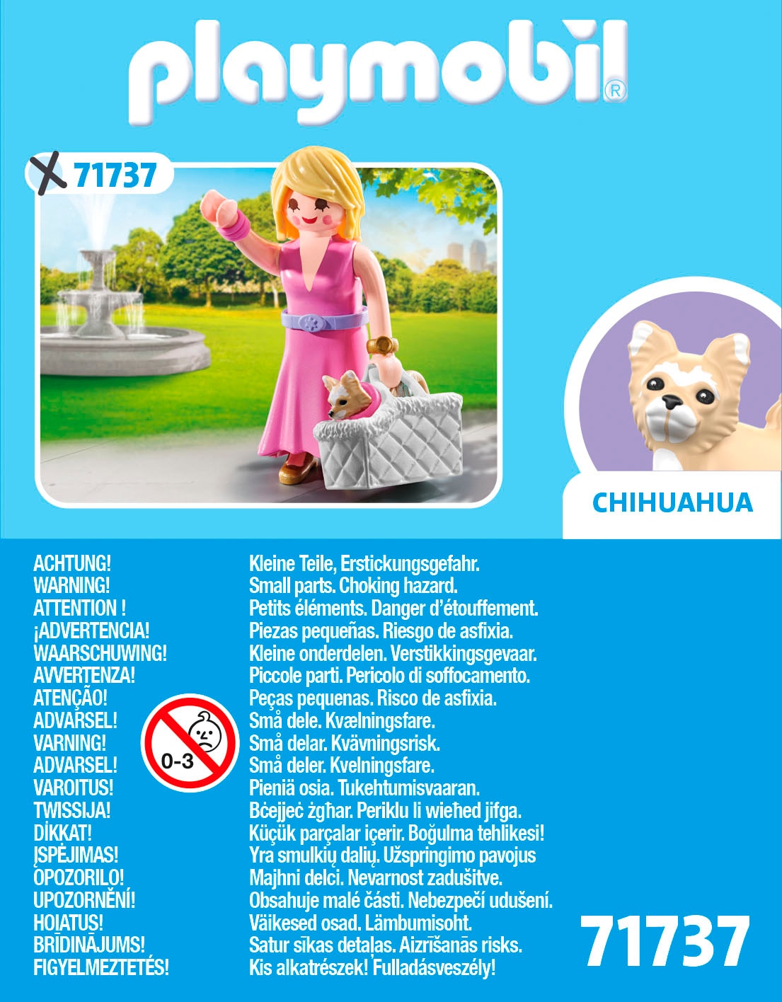 Playmobil® Konstruktions-Spielset »It-Girl mit Chihuahua (71737), Playmobil My Life«, (8 St.)