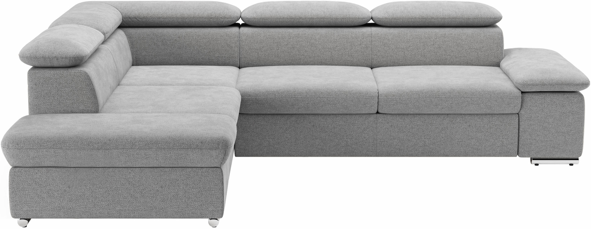 sit&more Ecksofa "Valantine L-Form, B: 272 cm, Armteilverstellung, Kopfteilverstellung" optional Schlaffunktion, Komfortsofa, modern