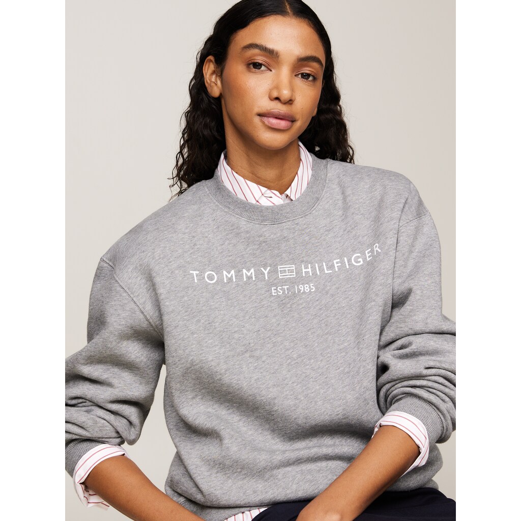 Tommy Hilfiger Sweatshirt »MDRN REG CORP LOGO C-NK SWTSHRT«