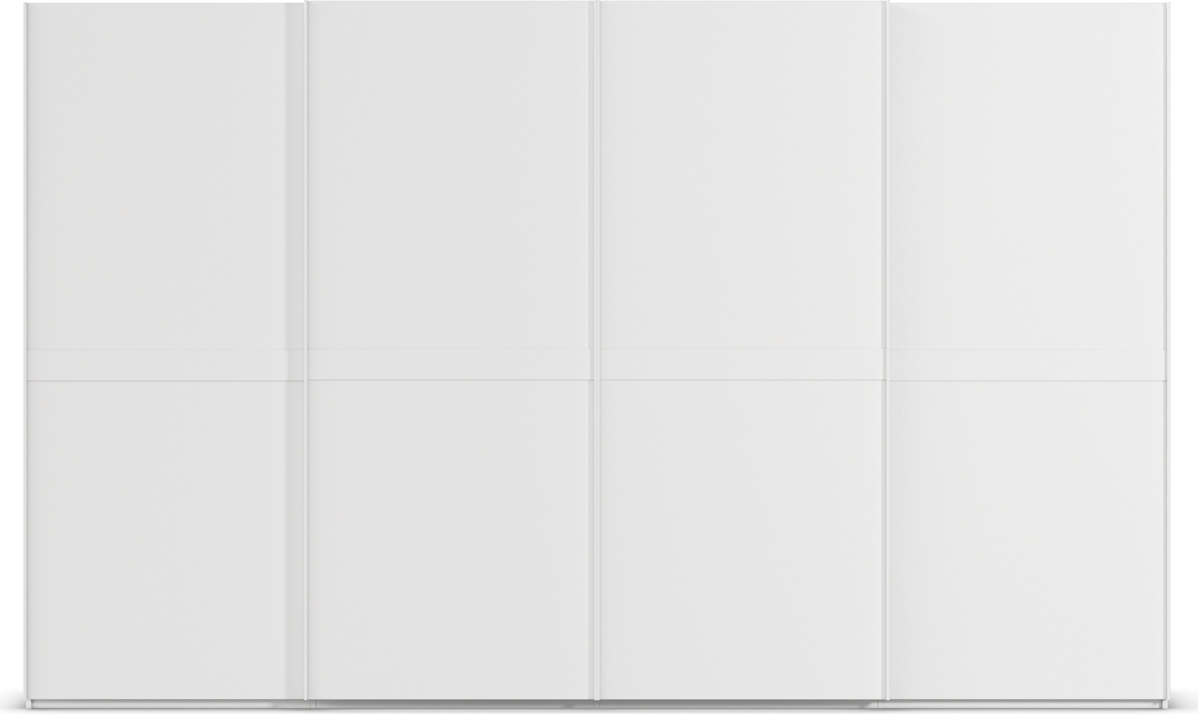 rauch Schwebetürenschrank »Kleiderschrank Schrank Garderobe Schlafzimmerschrank SCALE-LINE«, edle Optik mit Bauchbinde in Korpusfarbe Dekorfront MADE IN GERMANY