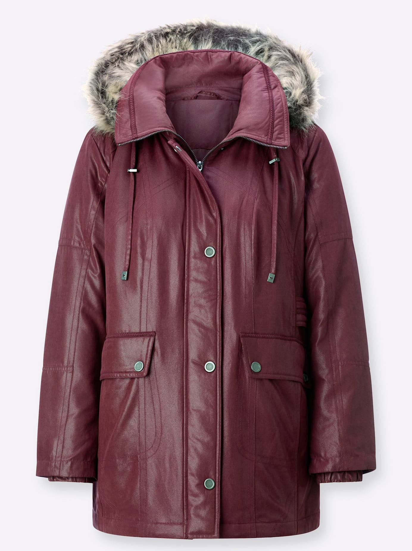 Classic Langjacke, mit Kapuze