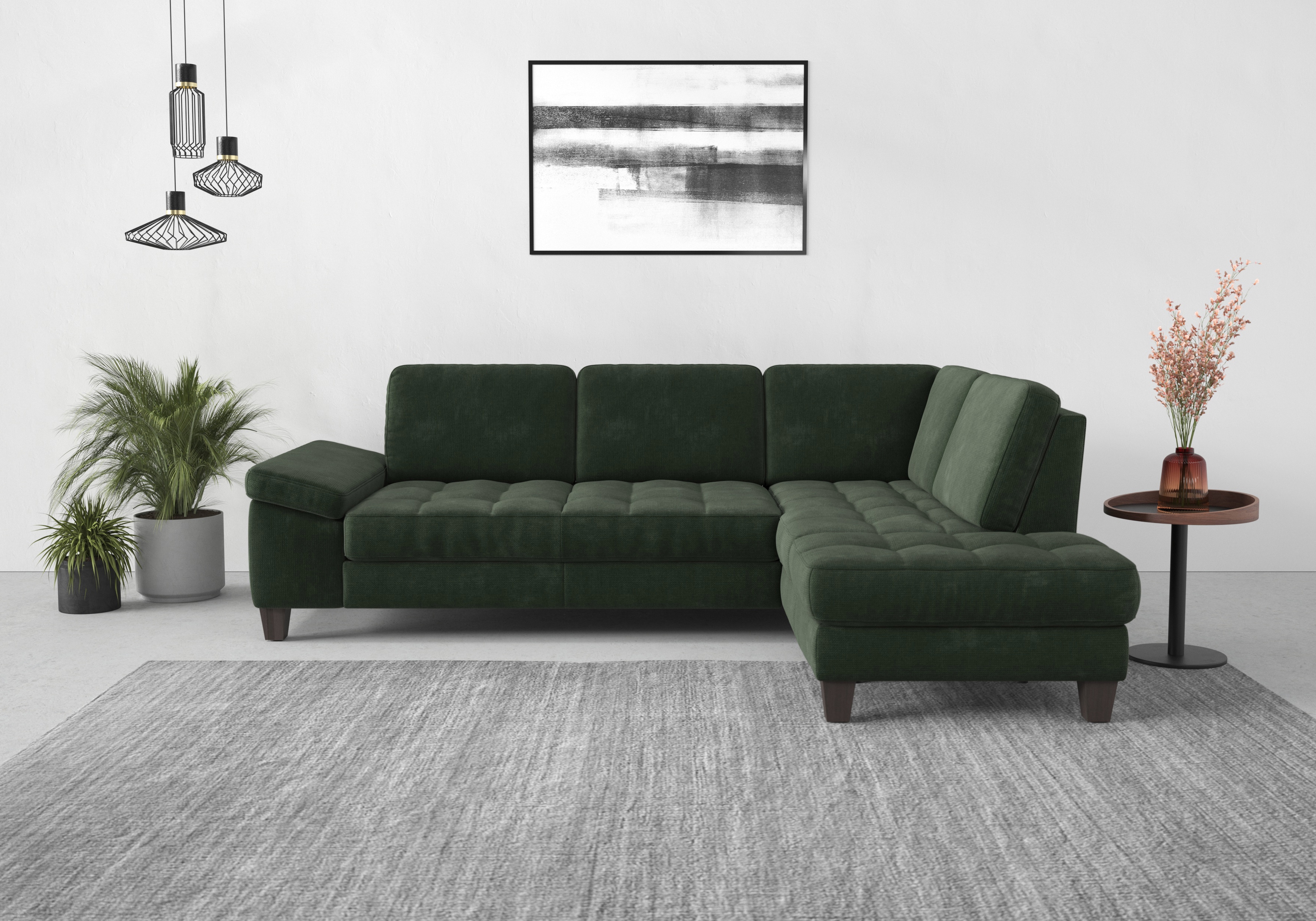 sit&more Ecksofa "Westham L-Form" mit Ottomane, mit oder ohne Schlaffunktion, Bettkasten, Verstellung