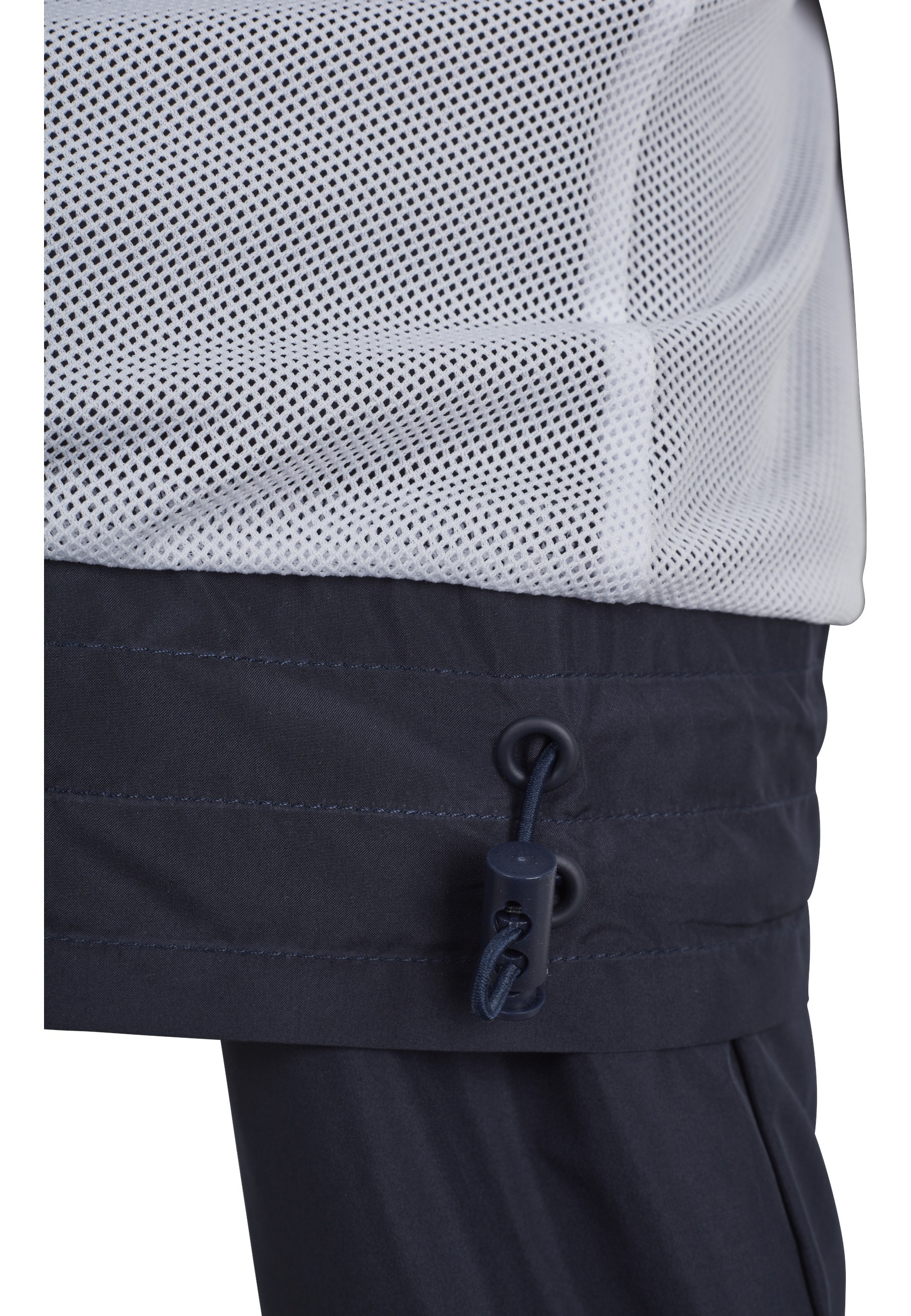 URBAN CLASSICS Anorak »Urban Classics Damen Ladies 3-Tone Windbreaker« 1 Stk. tlg. mit Kapuze