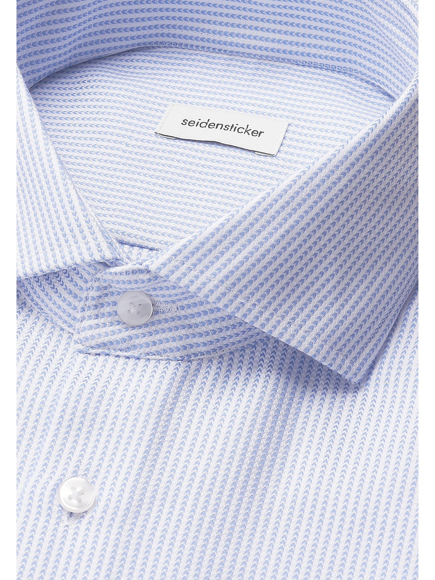 seidensticker Businesshemd »Schwarze Rose«, Regular 1/1 Kentkragen Struktur