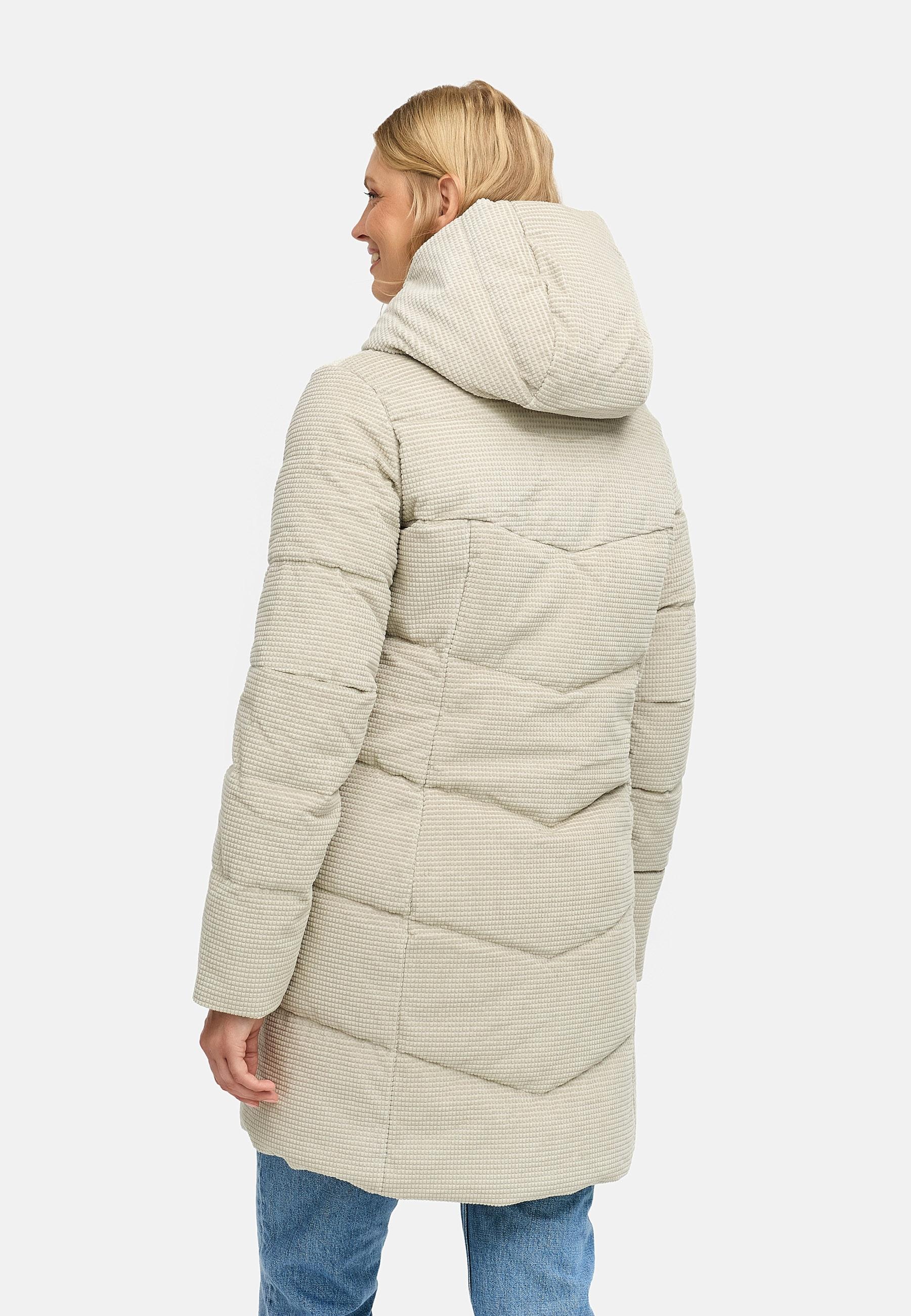 Ragwear Wintermantel »Pavla Cordy YOUMODO«, Wasserdichter Steppmantel in Kord-Optik
