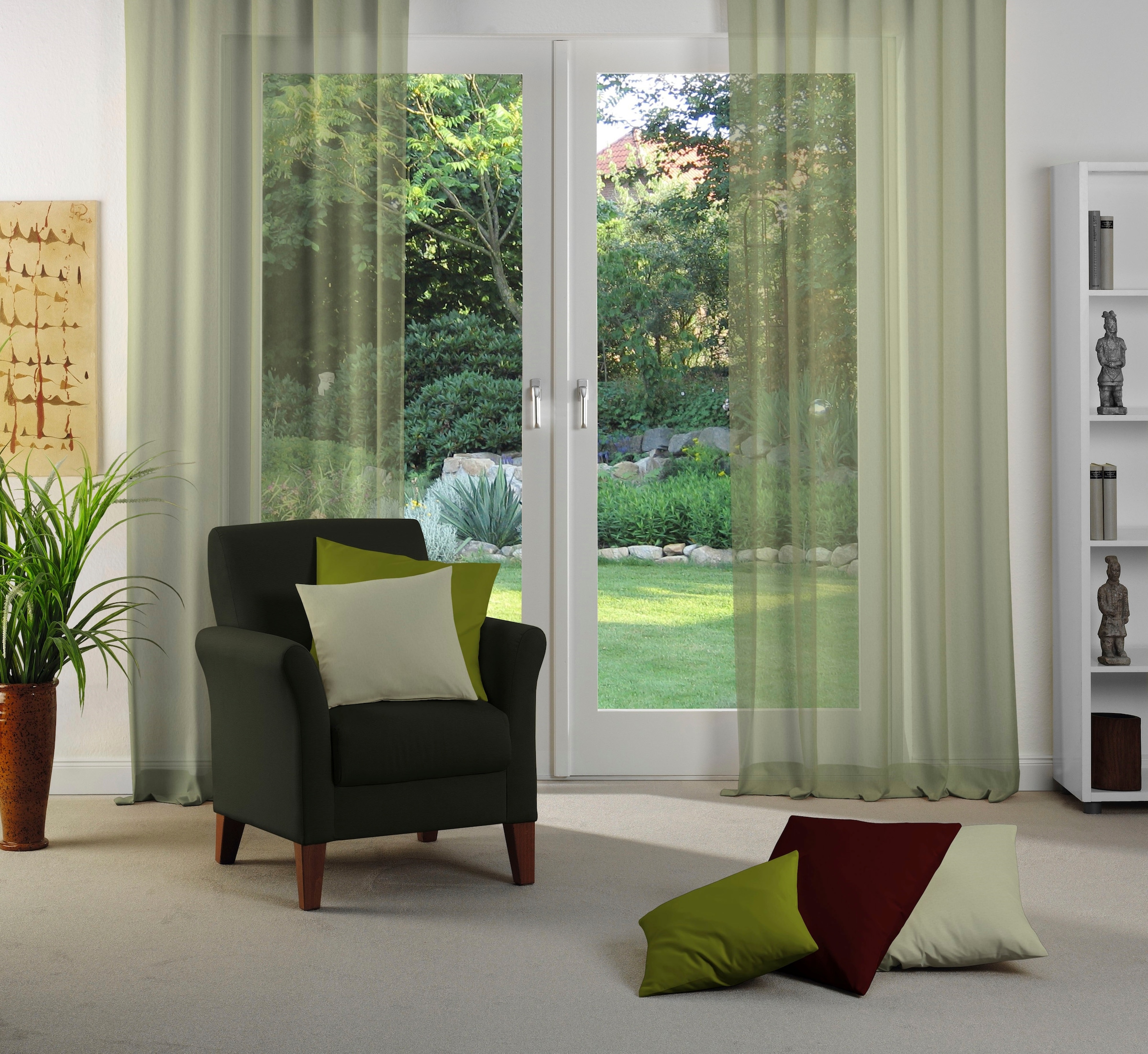 Wirth Vorhang "Sunday" Kräuselband 1 Stk. tlg. nach Maß günstig online kaufen