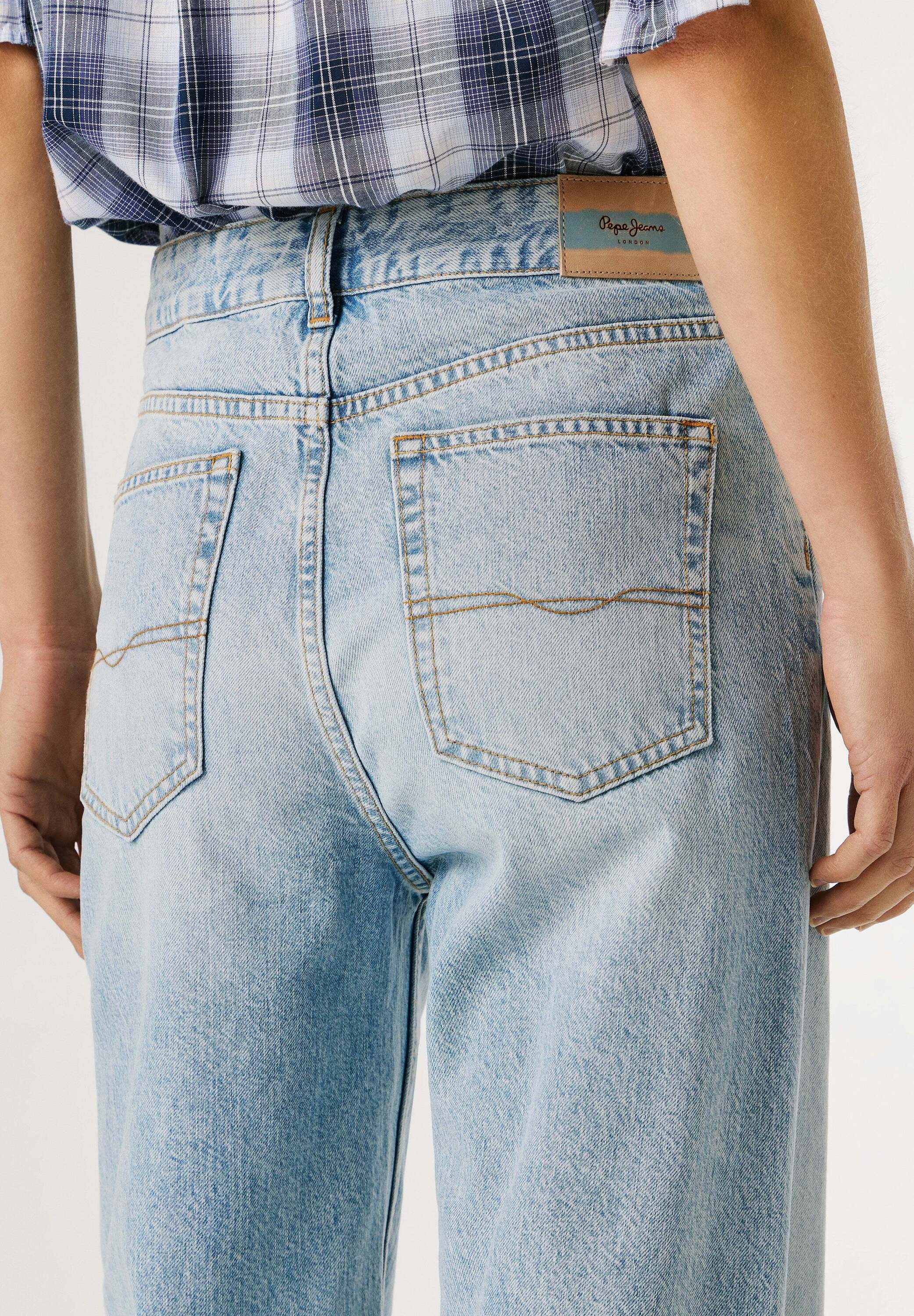 Pepe Jeans Straight-Jeans »chinos STRAIGHT HW EDEN STONE DAMAGE«