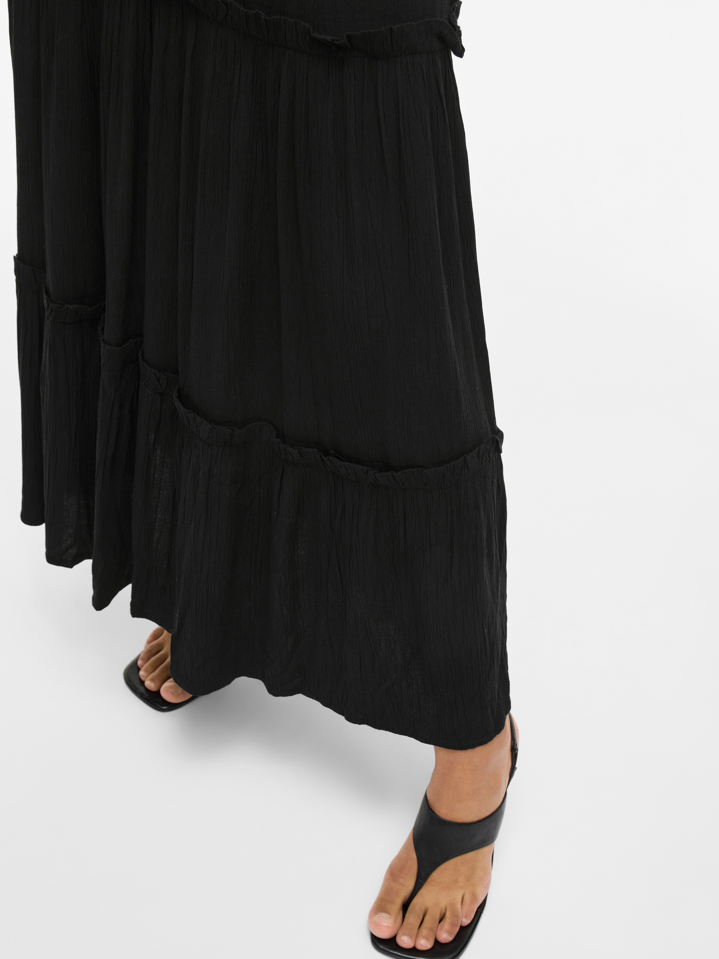 Vila Maxirock "VIMESA HW MAXI SKIRT - NOOS" mit Rüschen günstig online kaufen