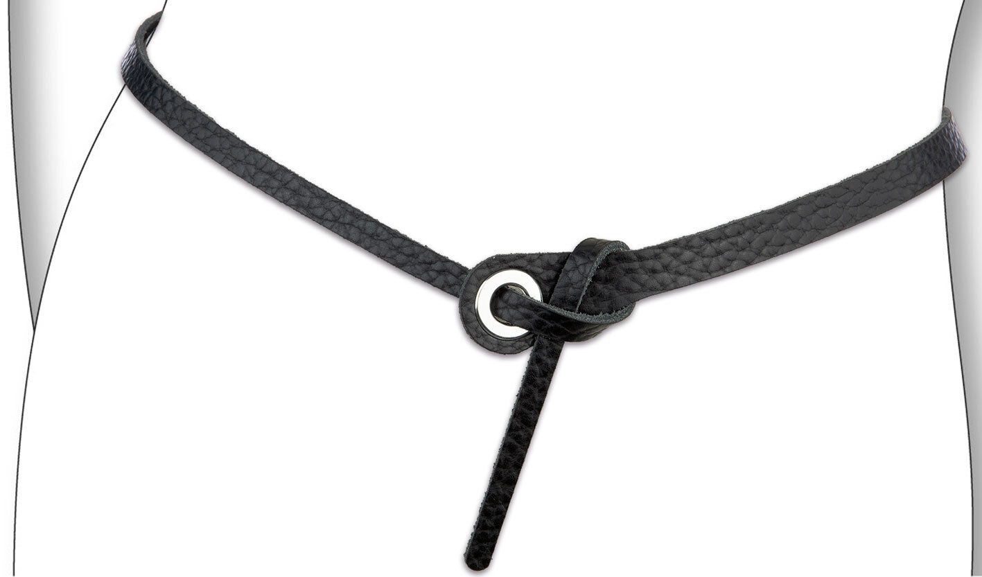 BERND GÖTZ Ledergürtel "Ledergürtel mit schnallenloser Schlaufenbindung" günstig online kaufen