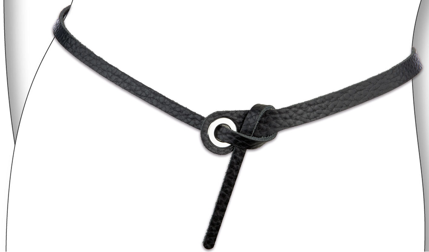 BERND GÖTZ "Ledergürtel mit schnallenloser Schlaufenbindung" günstig online kaufen