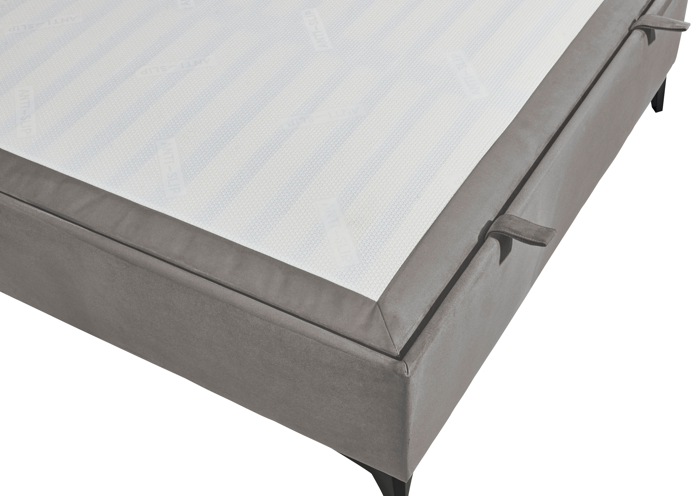 ED EXCITING DESIGN Boxbett »Monroe inkl. Bettkasten, erhältlich in den Breiten 160cm & 180cm«, Duo-Matratze - feste Seite mit Kokosmatte