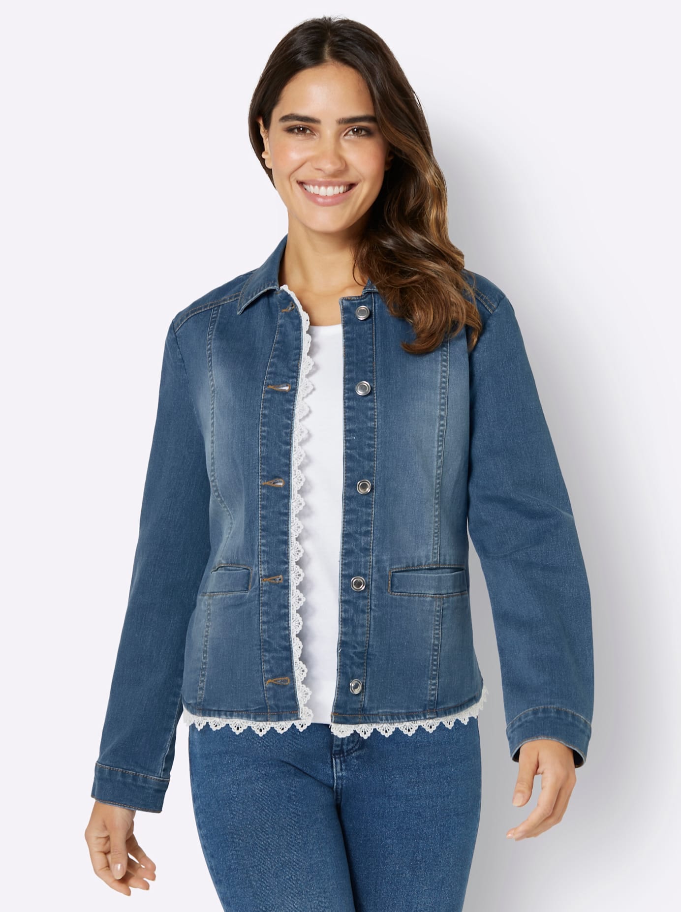 Classic Basics Jeansjacke, ohne Kapuze