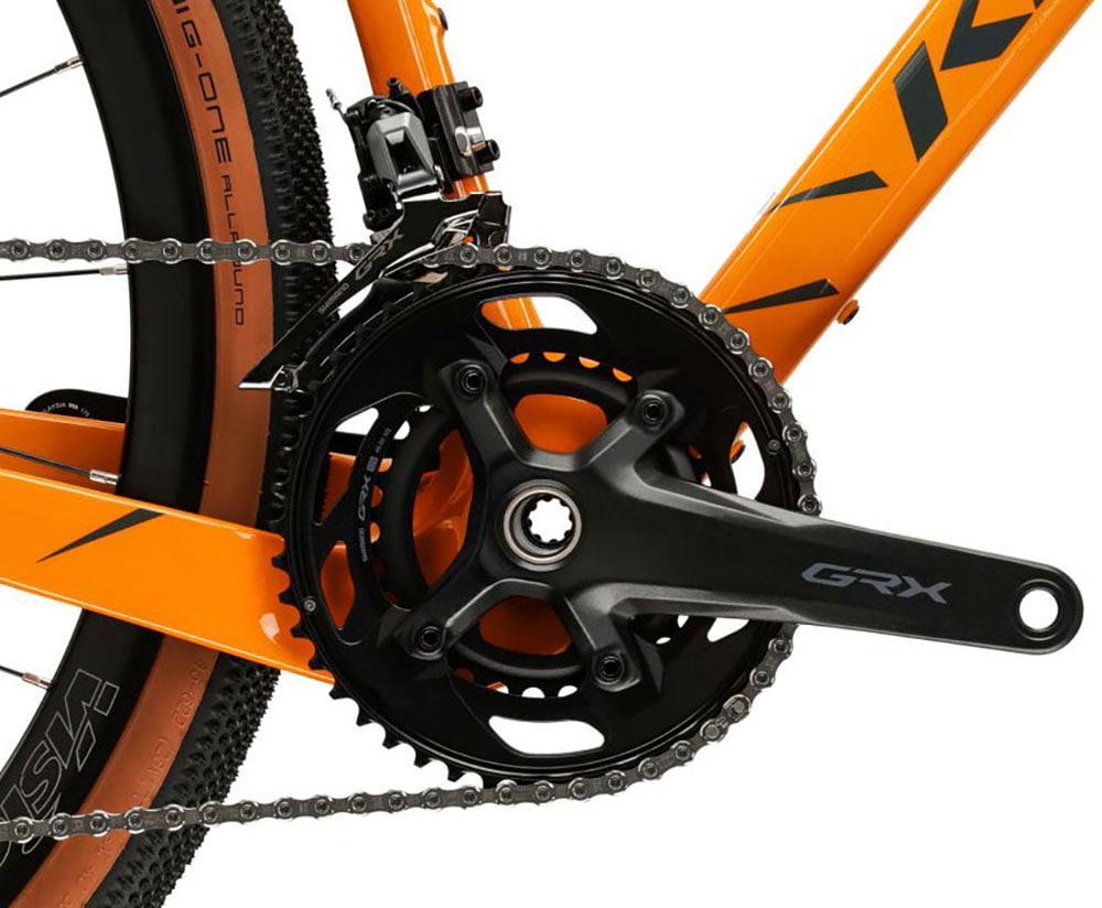 Kross Gravelbike »KROSS Gravelbike Esker 8.0 28" orange 24 Gänge«, 24 Gang, Shimano, GRX RX820 Schaltwerk, Kettenschaltung