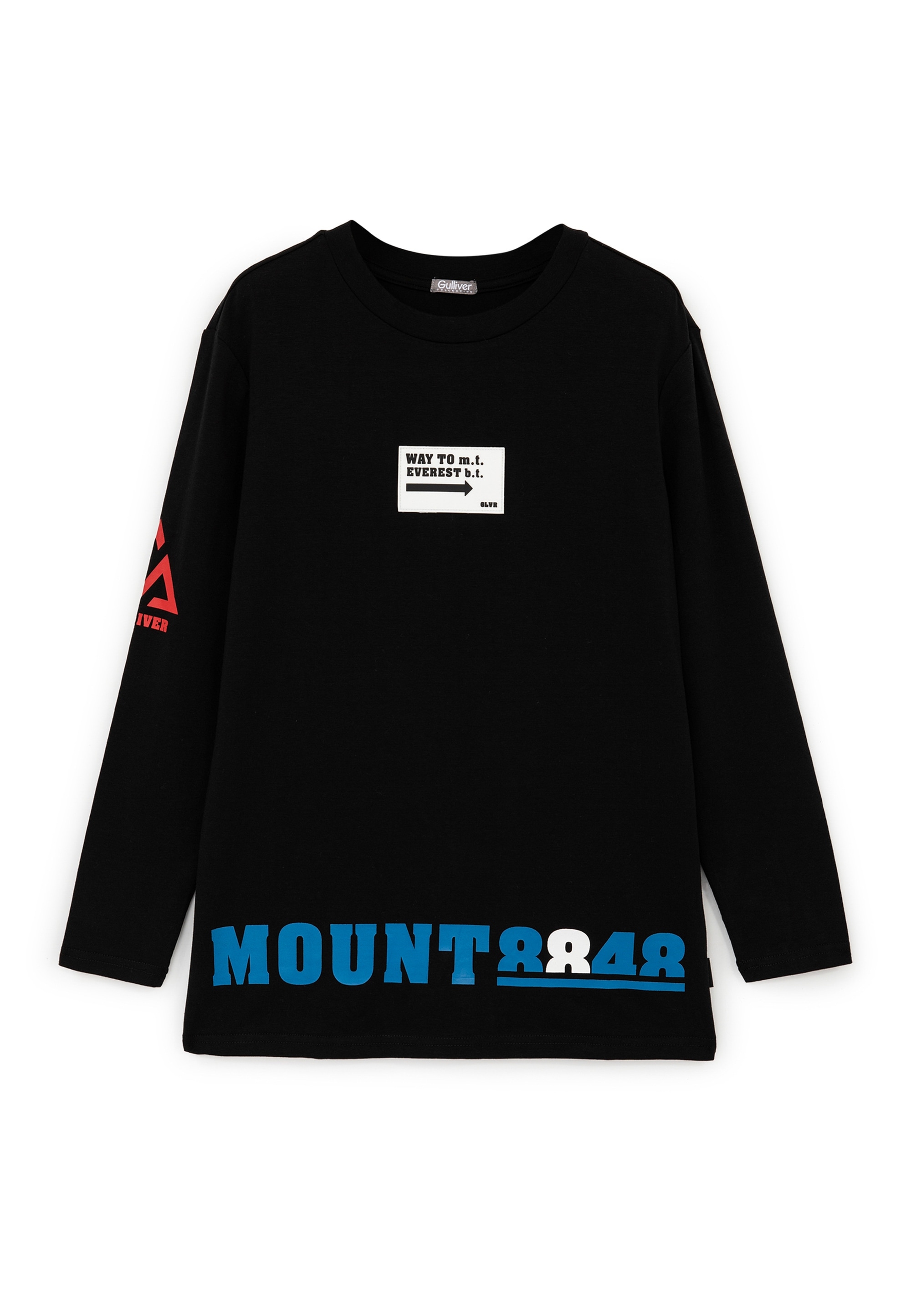 Gulliver Langarmshirt, mit coolen Schriftprints