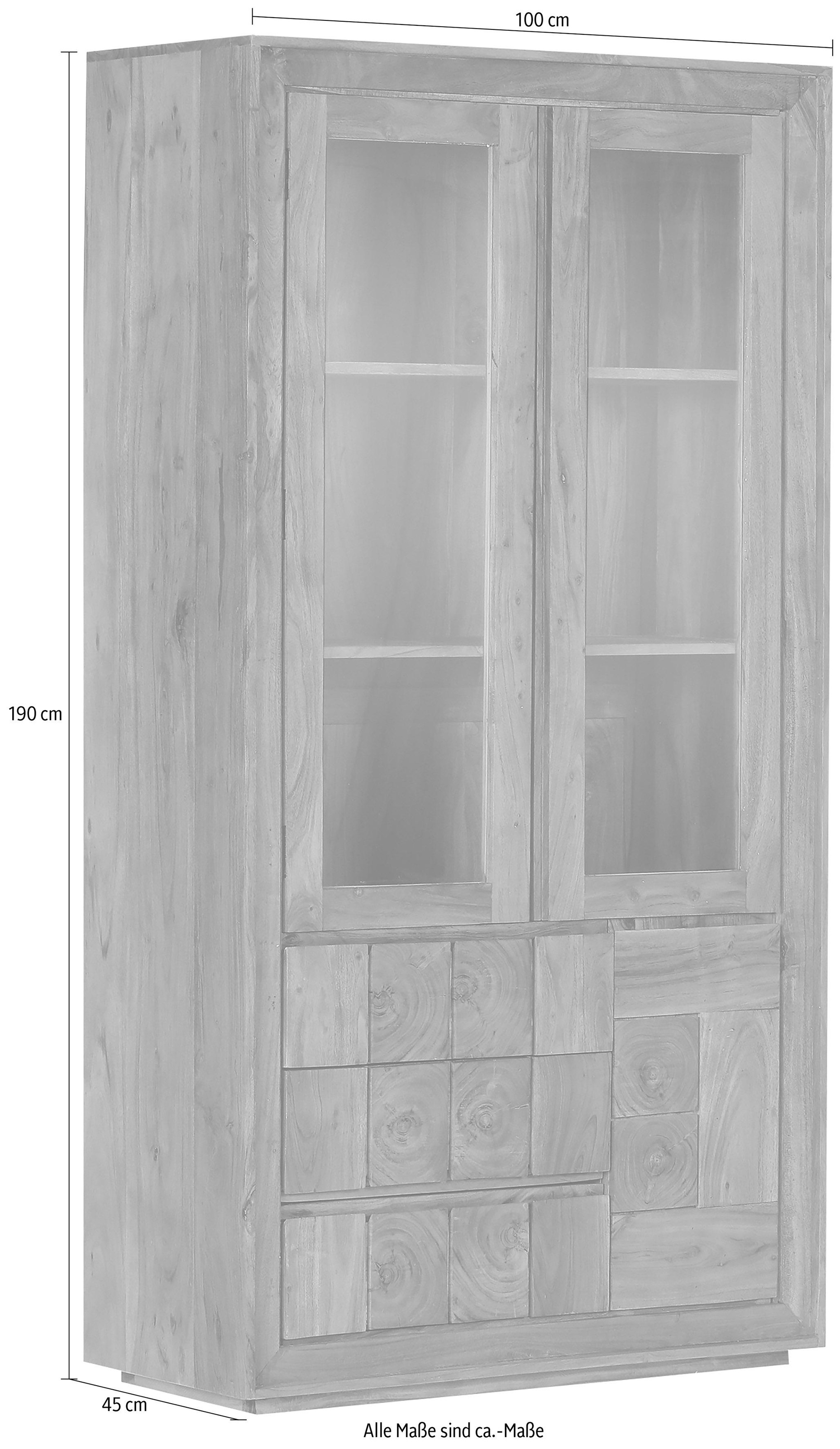 Gutmann Factory Vitrine »Timber« Türen mit Glaseinsatz | BAUR