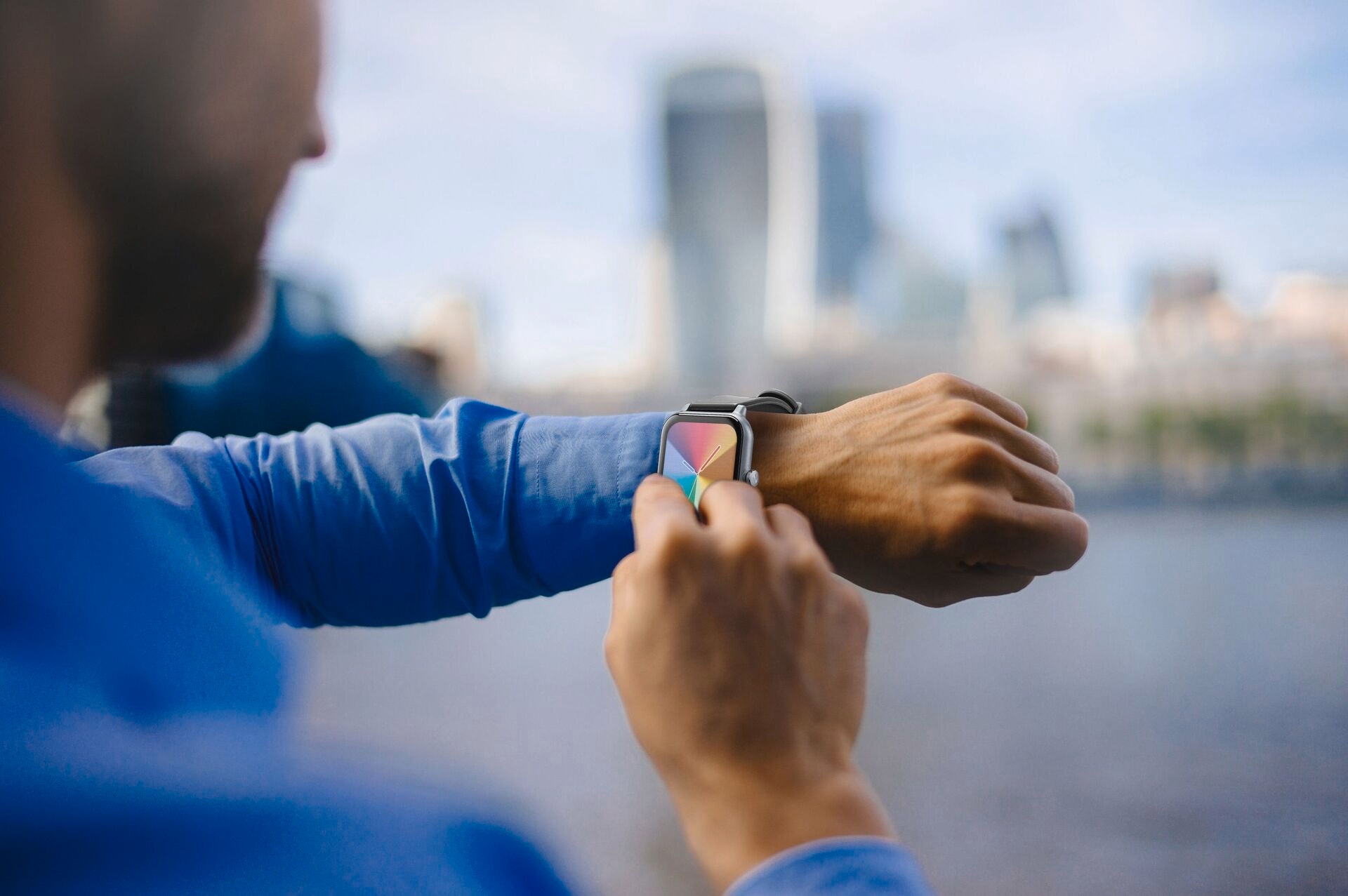 Cellularline Smartwatch »Bluetooth Smartwatch ION«, (4,65 cm / 1,83 Zoll), Proprietär, 0 GB,)