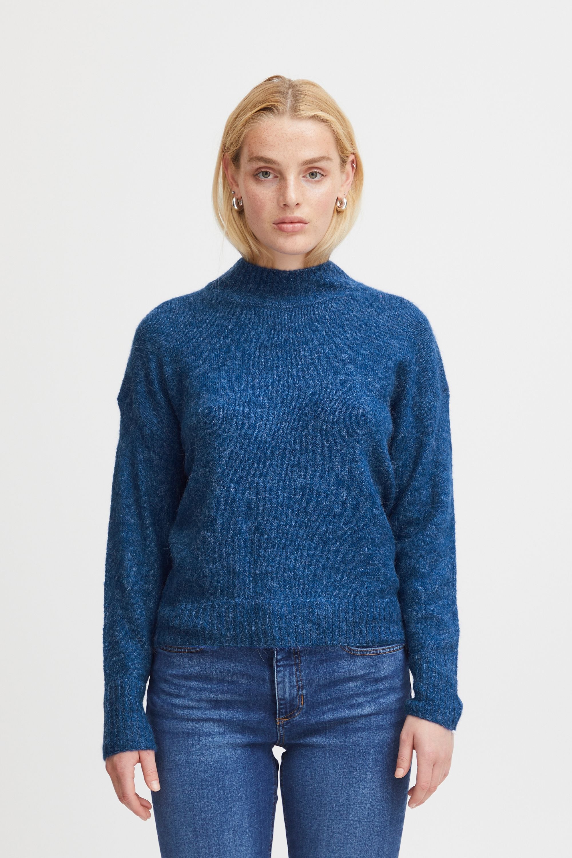 Ichi Strickfleece-Pullover »Strickpullover IHKamara«