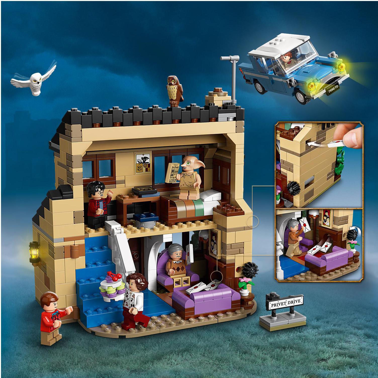 LEGO® Konstruktionsspielsteine »Ligusterweg 4 (75968), LEGO® Harry Potter™«, (797 St.), Made in Europe