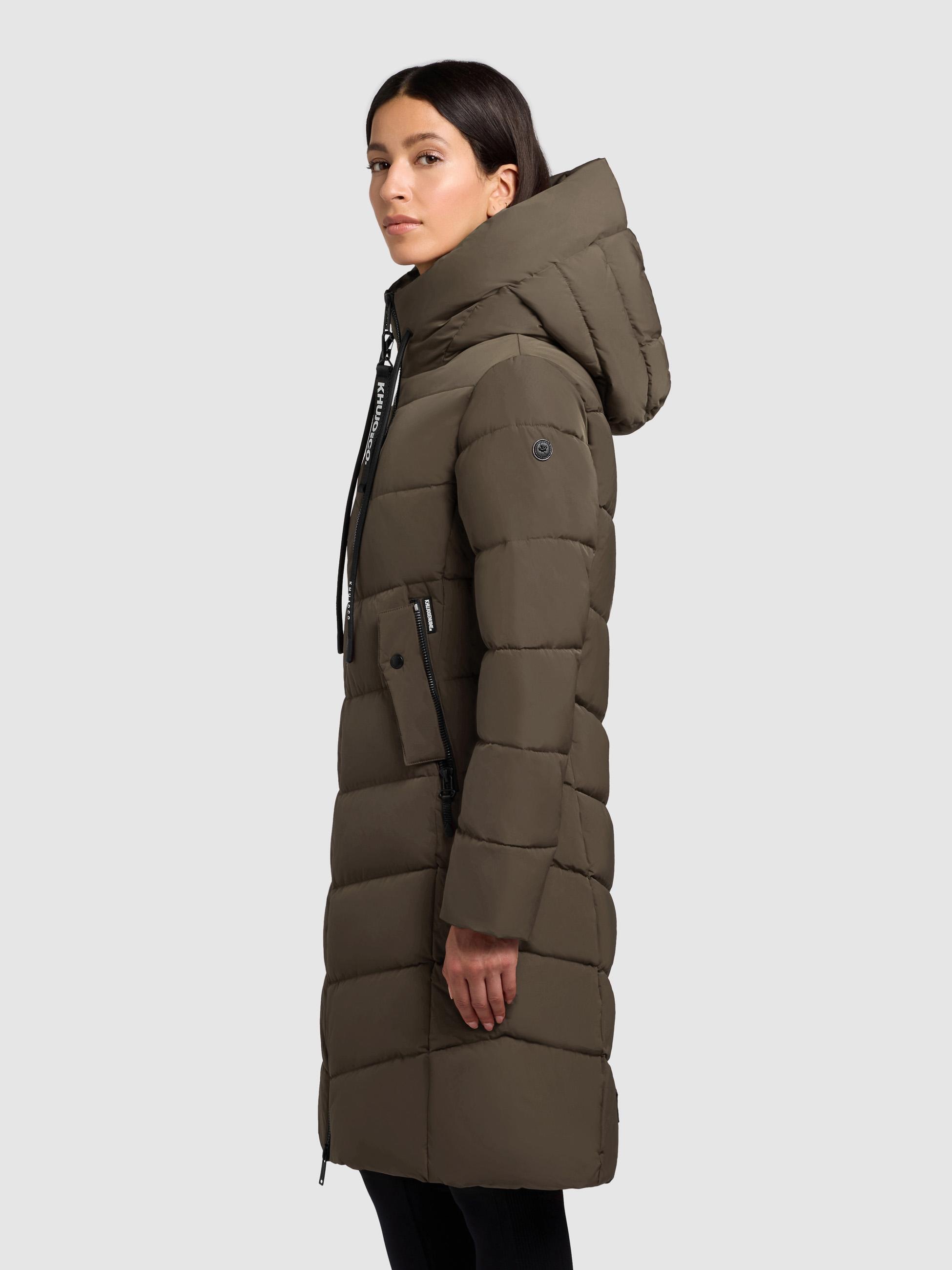khujo Steppmantel "Mikia2-YM", Warmer Damen Wintermantel mit hohem Kragen u günstig online kaufen