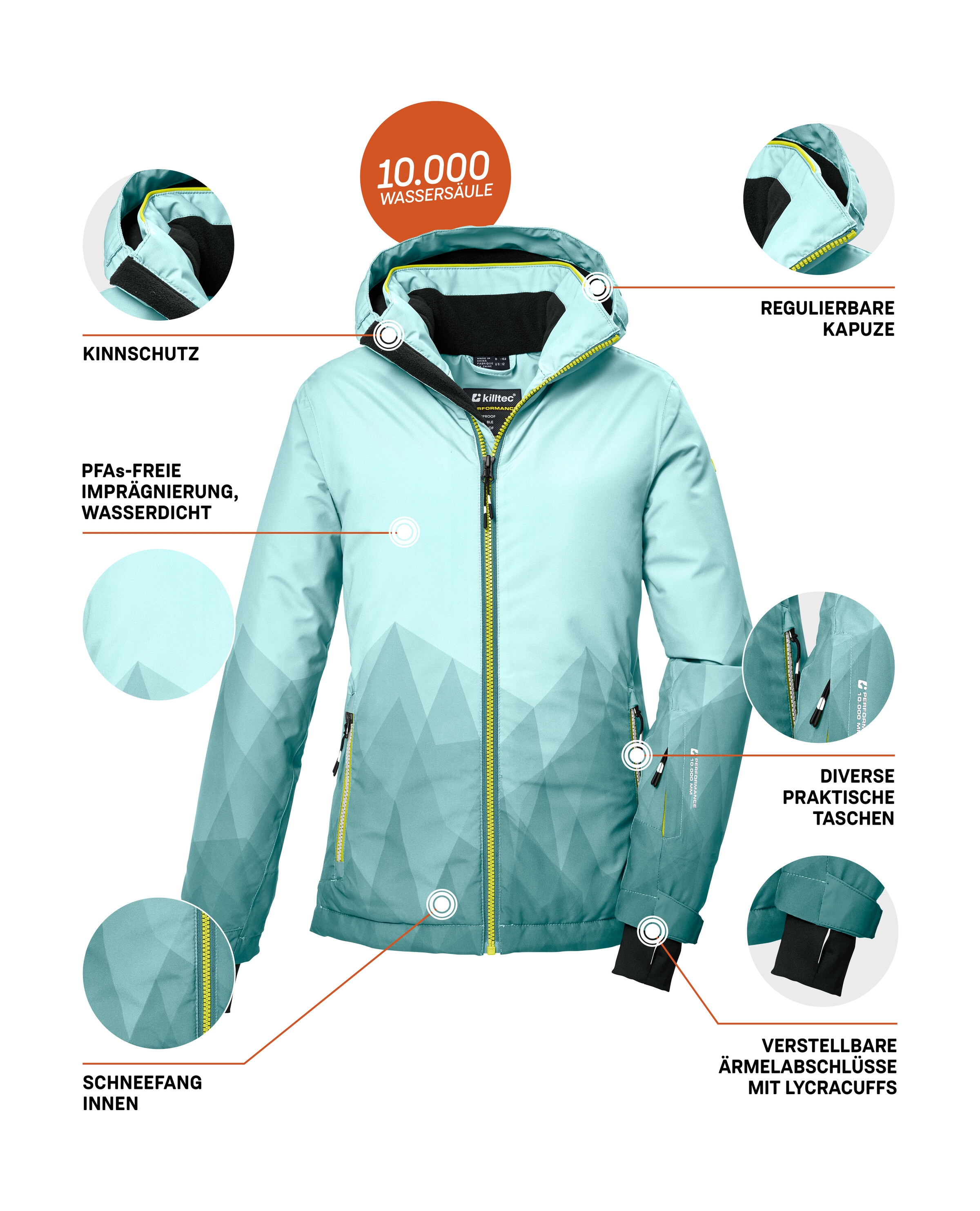 Killtec Skijacke »KSW 328 GRLS SKI JCKT«