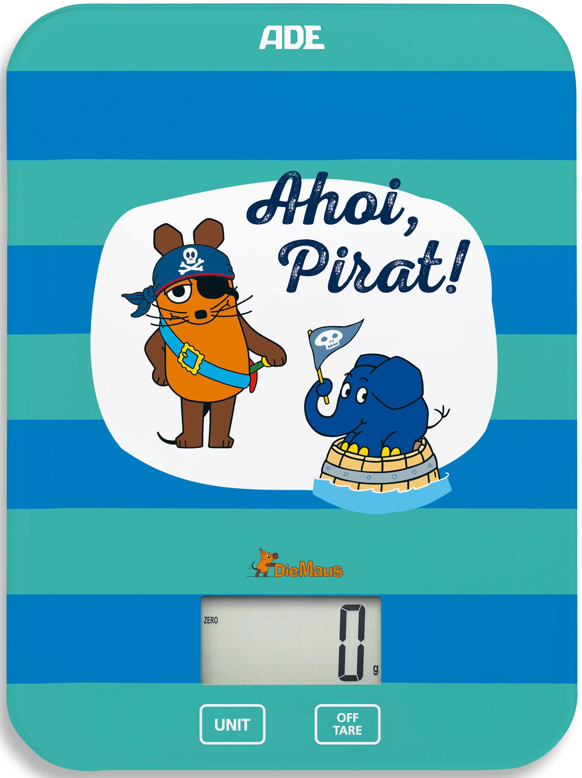 Küchenwaage KE1802 Maus – Edition Abenteuer Ahoi Pirat“