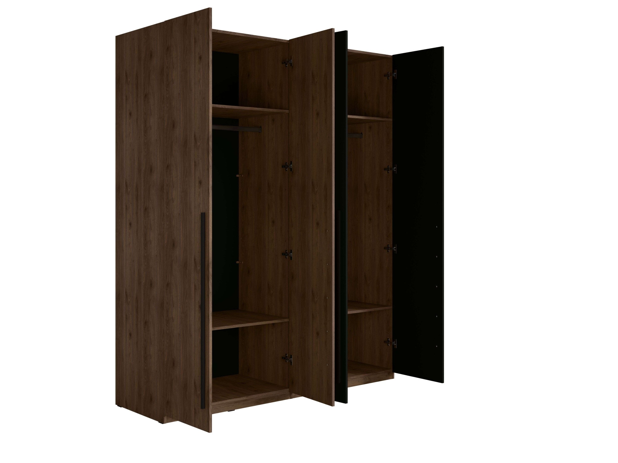 Home affaire Kleiderschrank »RIMINI Drehtürenschrank mit Soft-Close-Funktion, B/T/H: 180/60/220 cm«