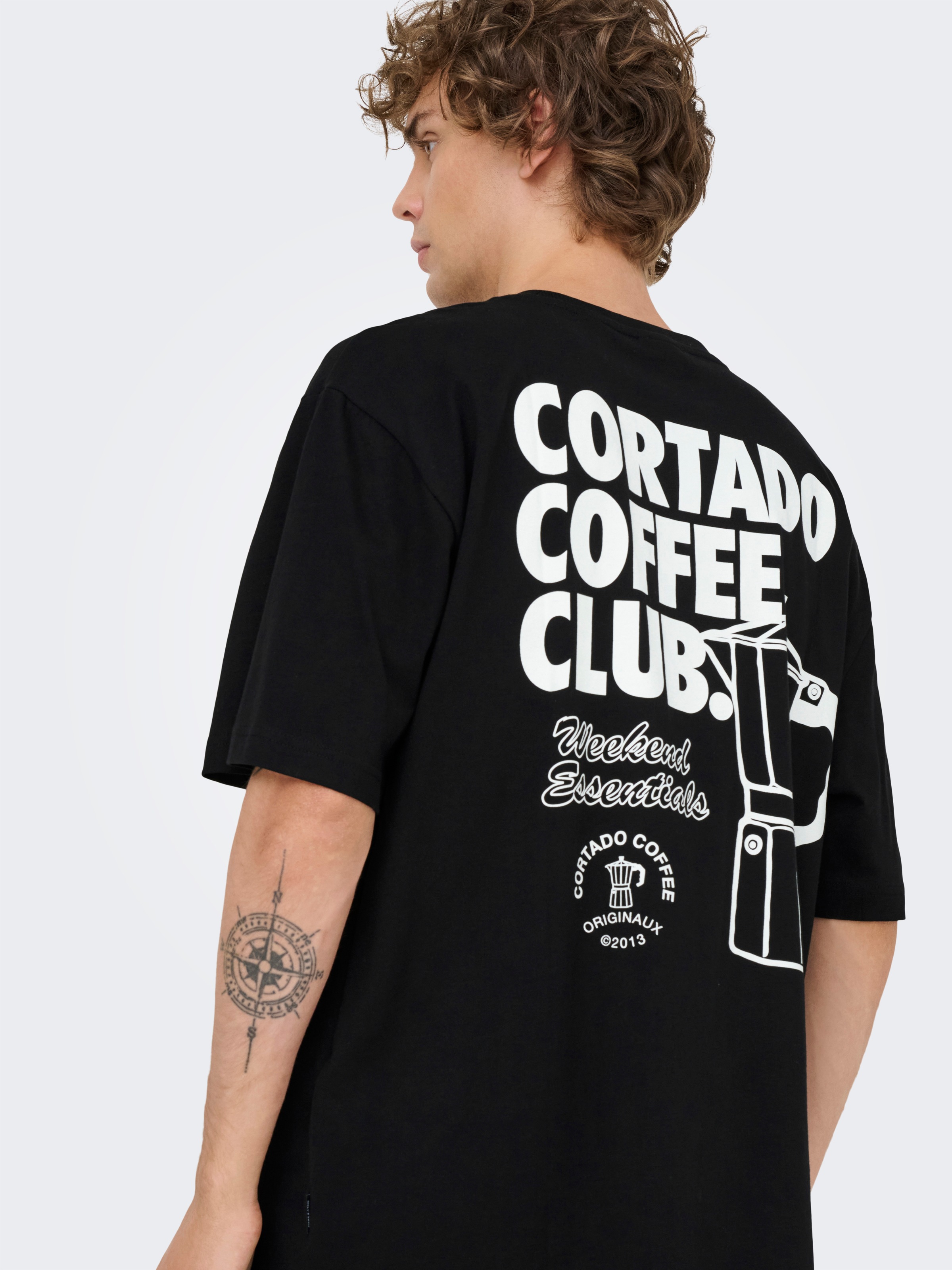 ONLY & SONS T-Shirt "ONSNATHAN RLX SS TEE NOOS" Baumwolle, relaxed fit günstig online kaufen