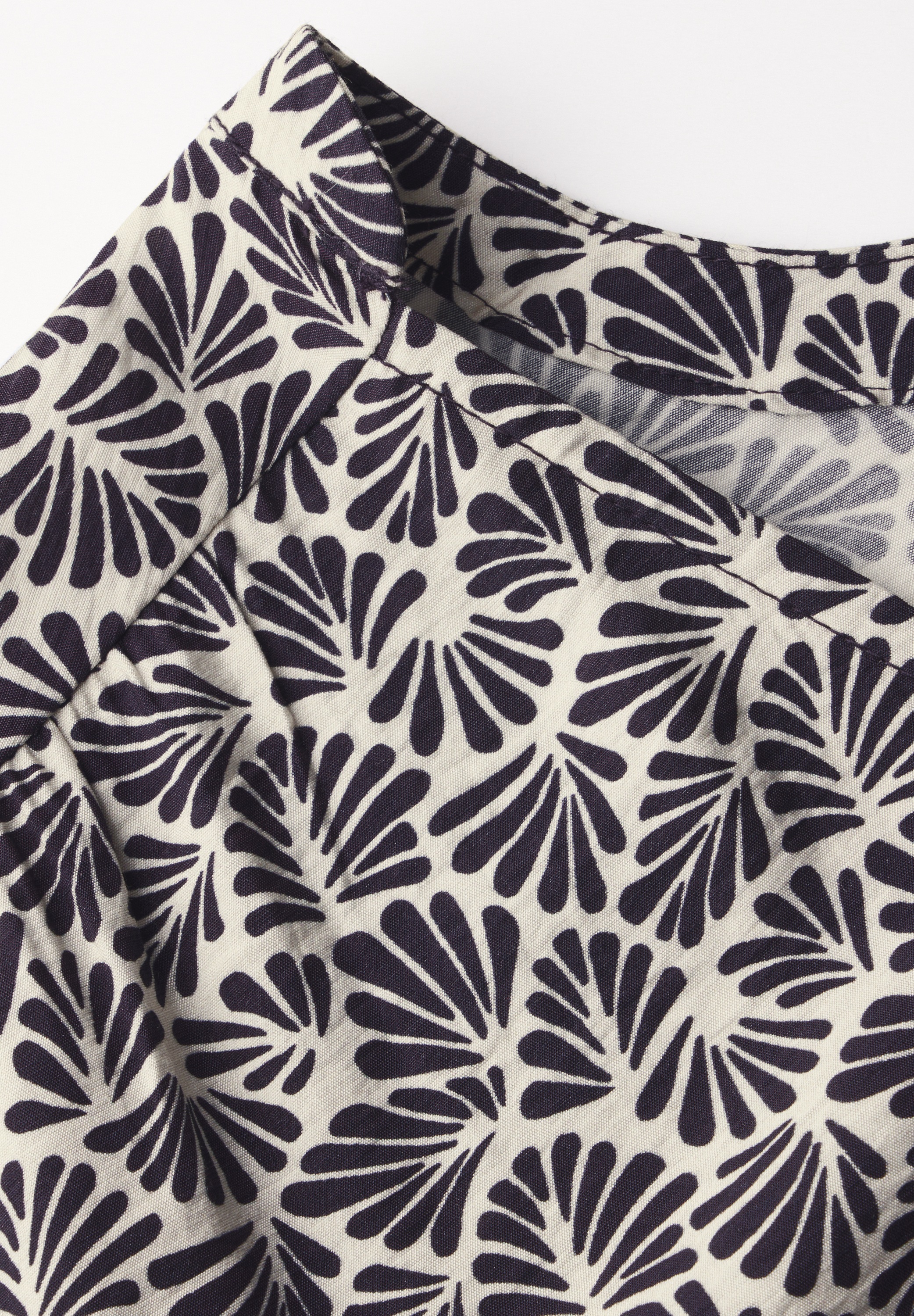 Midikleid STREET ONE, Damen, Gr. 42, EURO-Größen, blau (tiefblau), Stoff, 88% Viskose, 12% Polyamid, bedruckt, normal Midi, V-Ausschnitt, Bündchen, Kleider Midikleid, aus Viskose 3