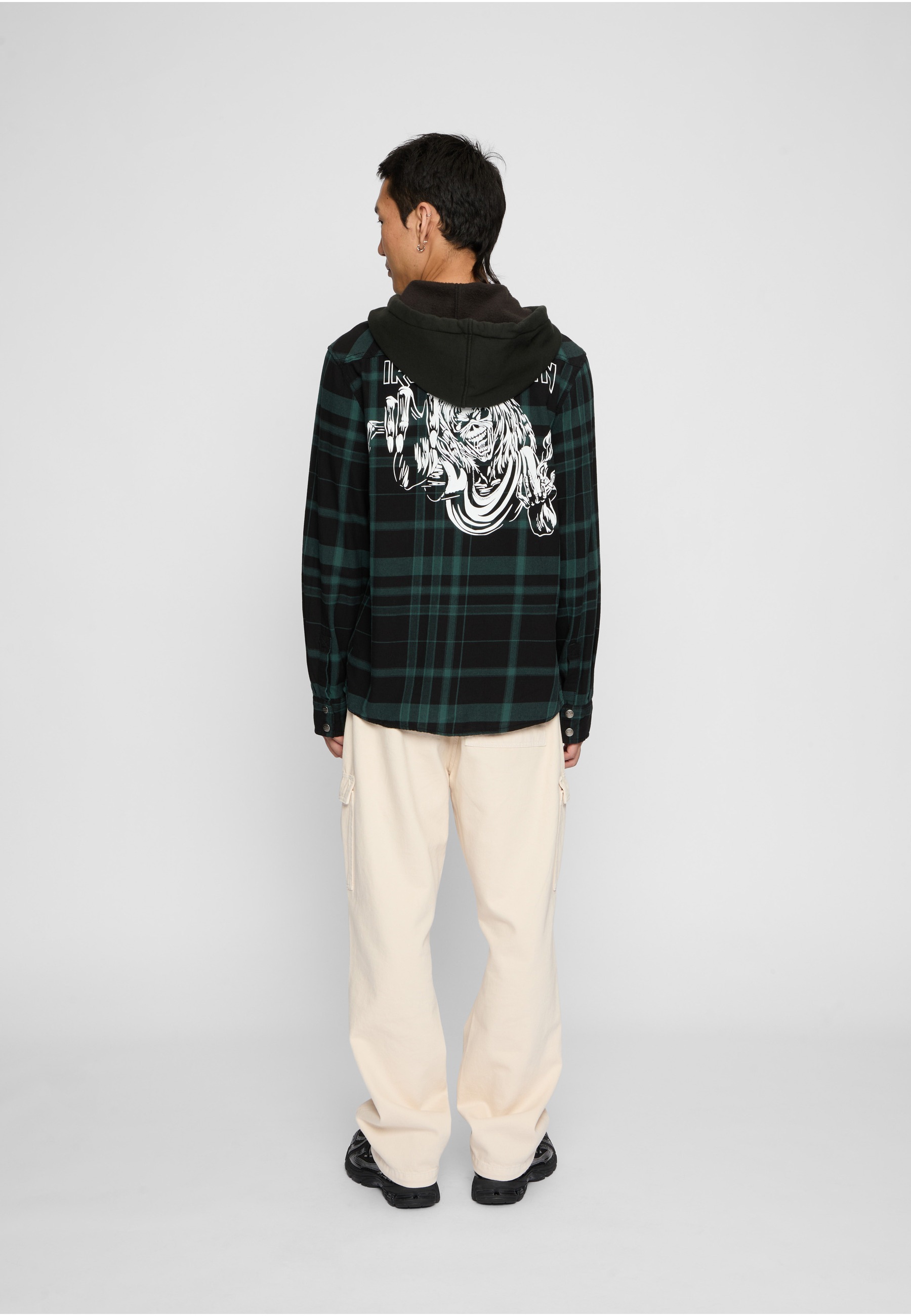 Brandit Langmantel »Brandit Iron Maiden Checkshirt Sweathood«
