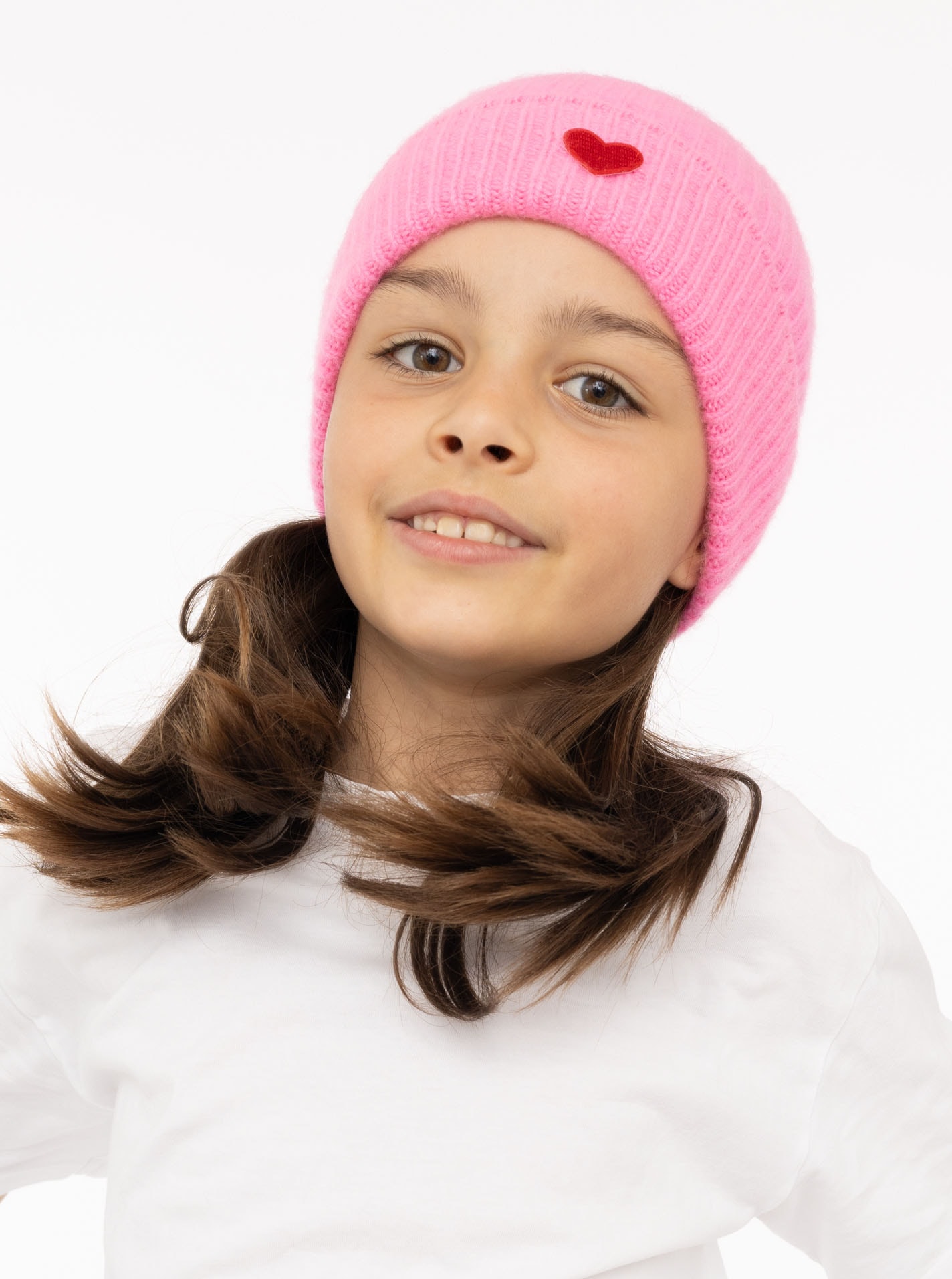 Zwillingsherz Beanie »"Heart-Patch"«, Kids-Kaschmir Mütze mit Herzpatch
