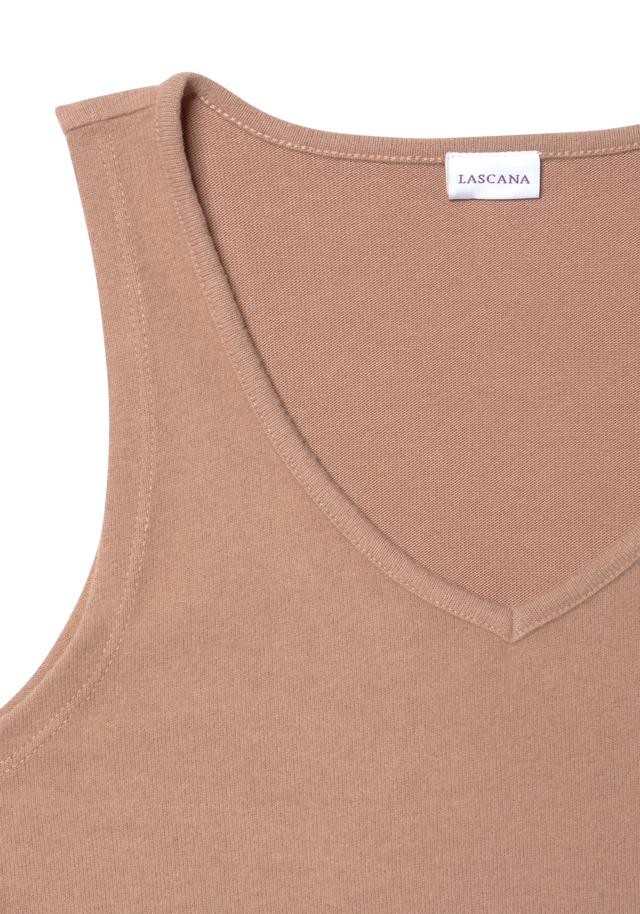 LASCANA Stricktop, mit breiten Trägern, Loungewear