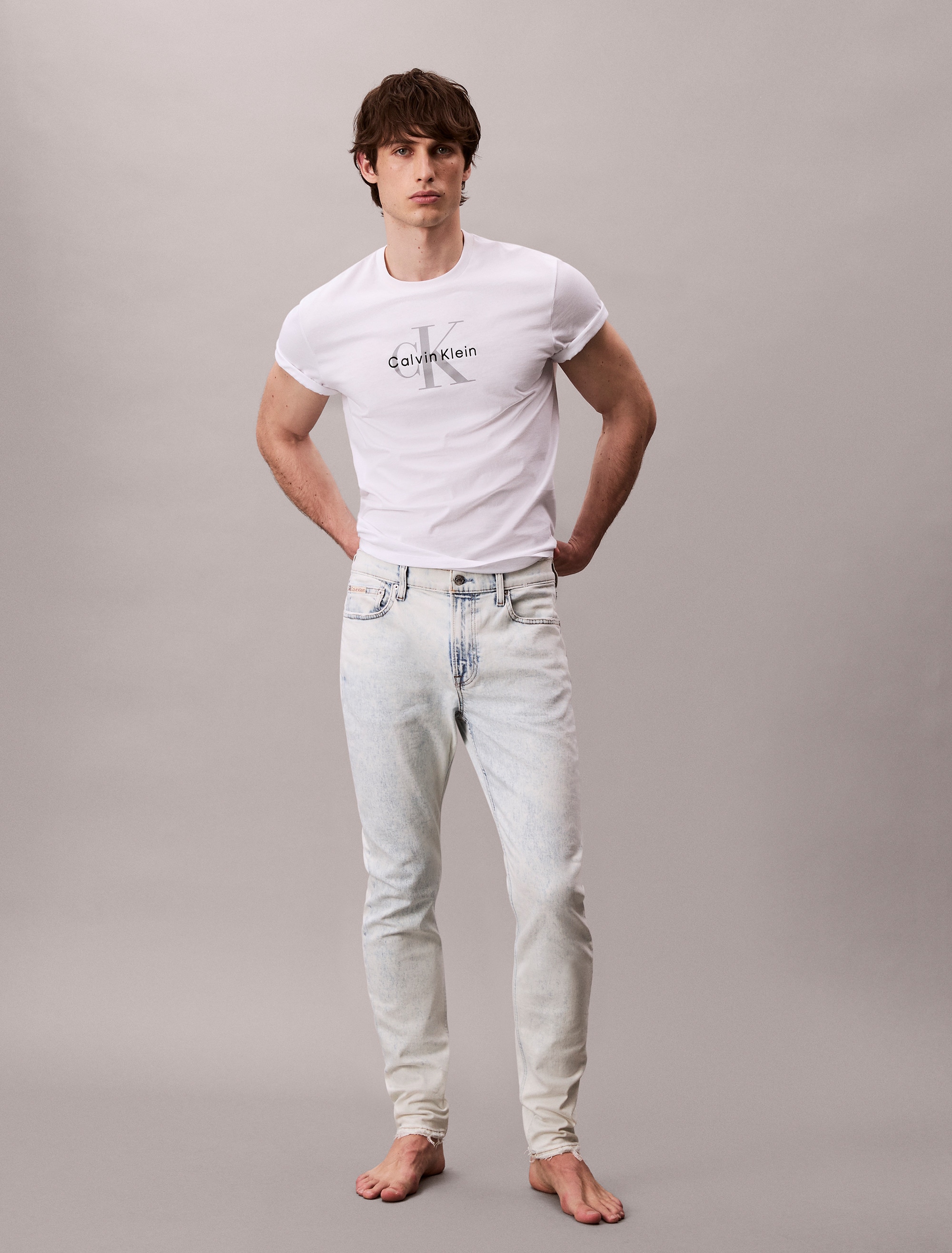 Calvin Klein Jeans Slim-fit-Jeans "SLM TPR", Mit Gürtelschlaufen günstig online kaufen