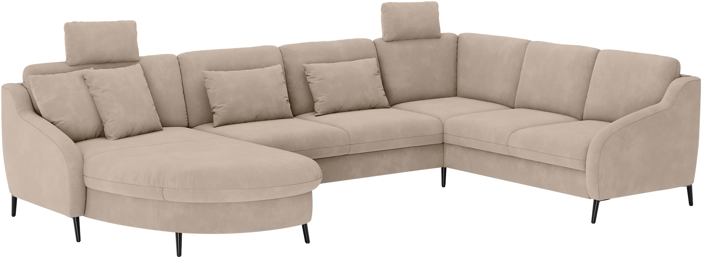 sit&more Wohnlandschaft »Soul U-Form«, wahlweise mit Bettfunktion und Schubkasten