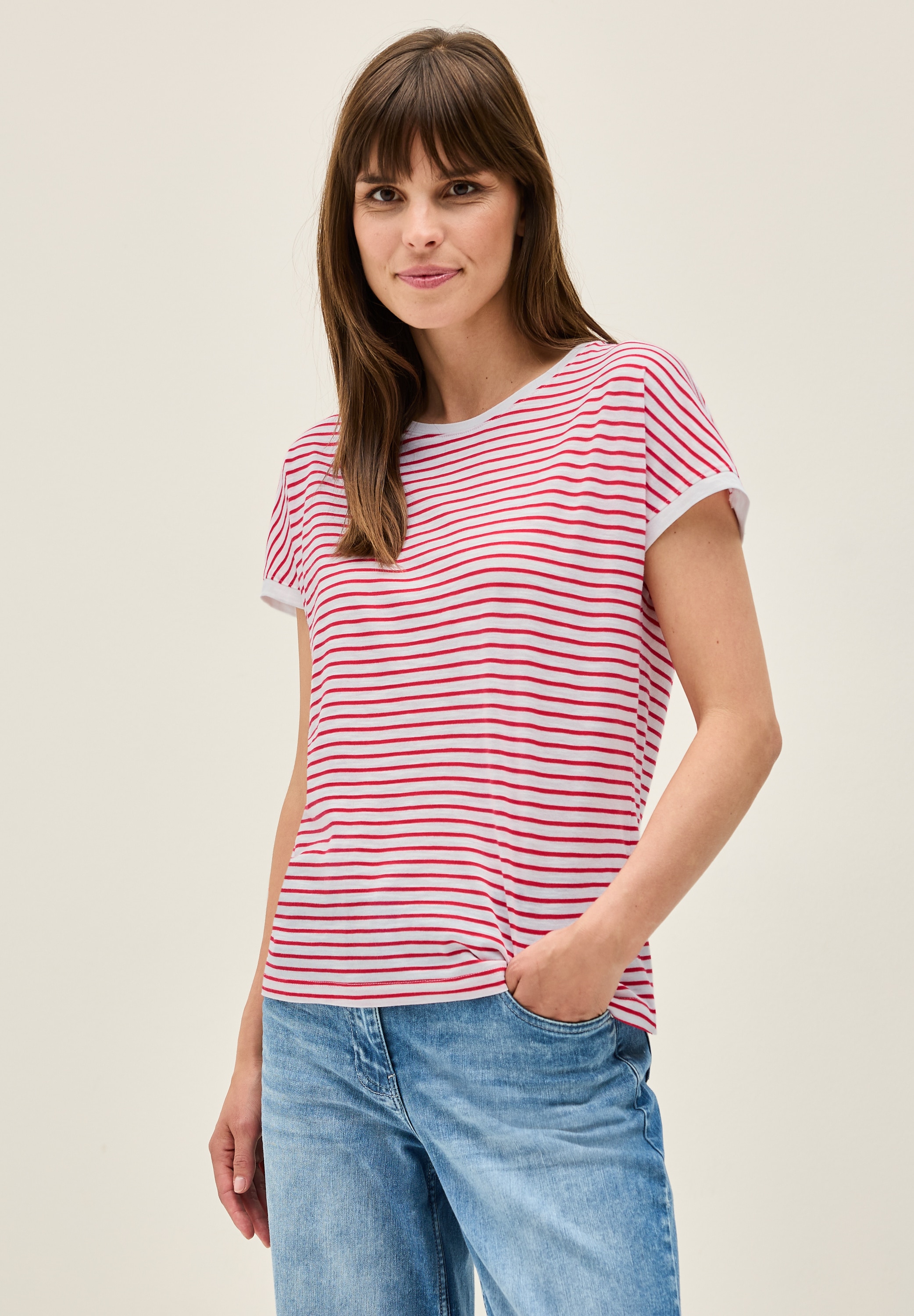 Cecil T-Shirt, im Streifendesign günstig online kaufen