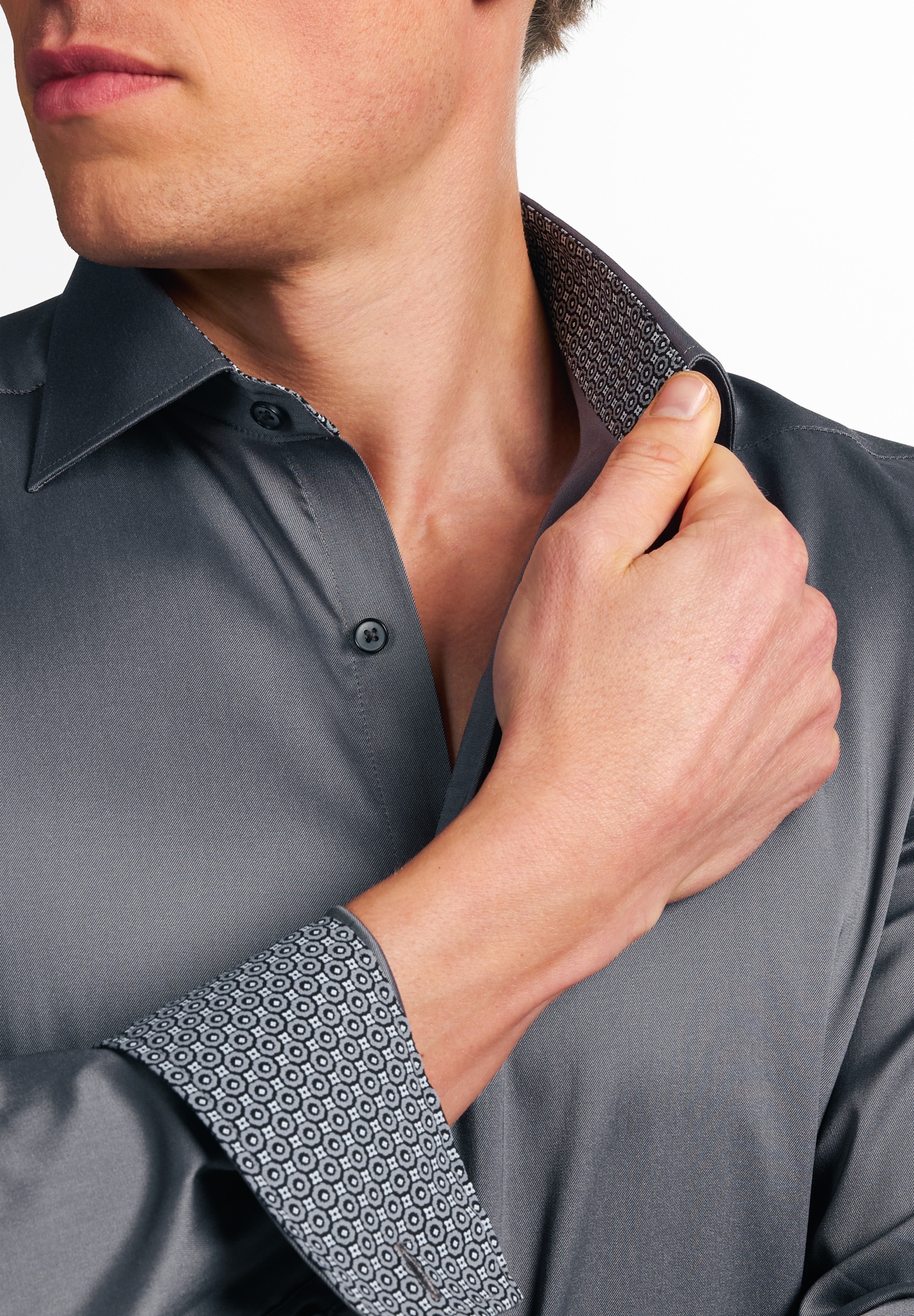 Eterna Langarmhemd »SLIM FIT«