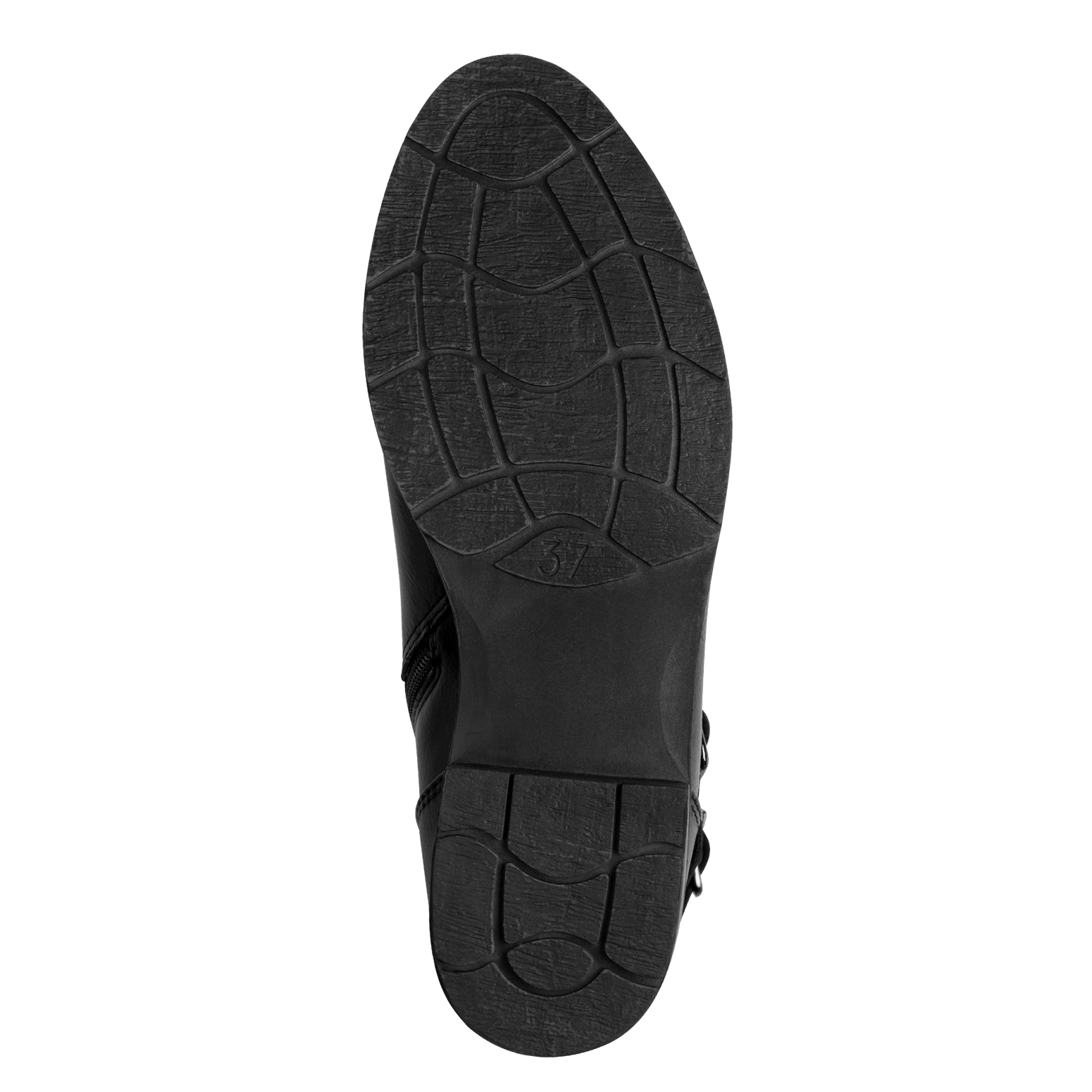 MARCO TOZZI Stiefelette, Blockabsatz, Bikerboots mit Zierschnalle und verstellbarer Schnalle