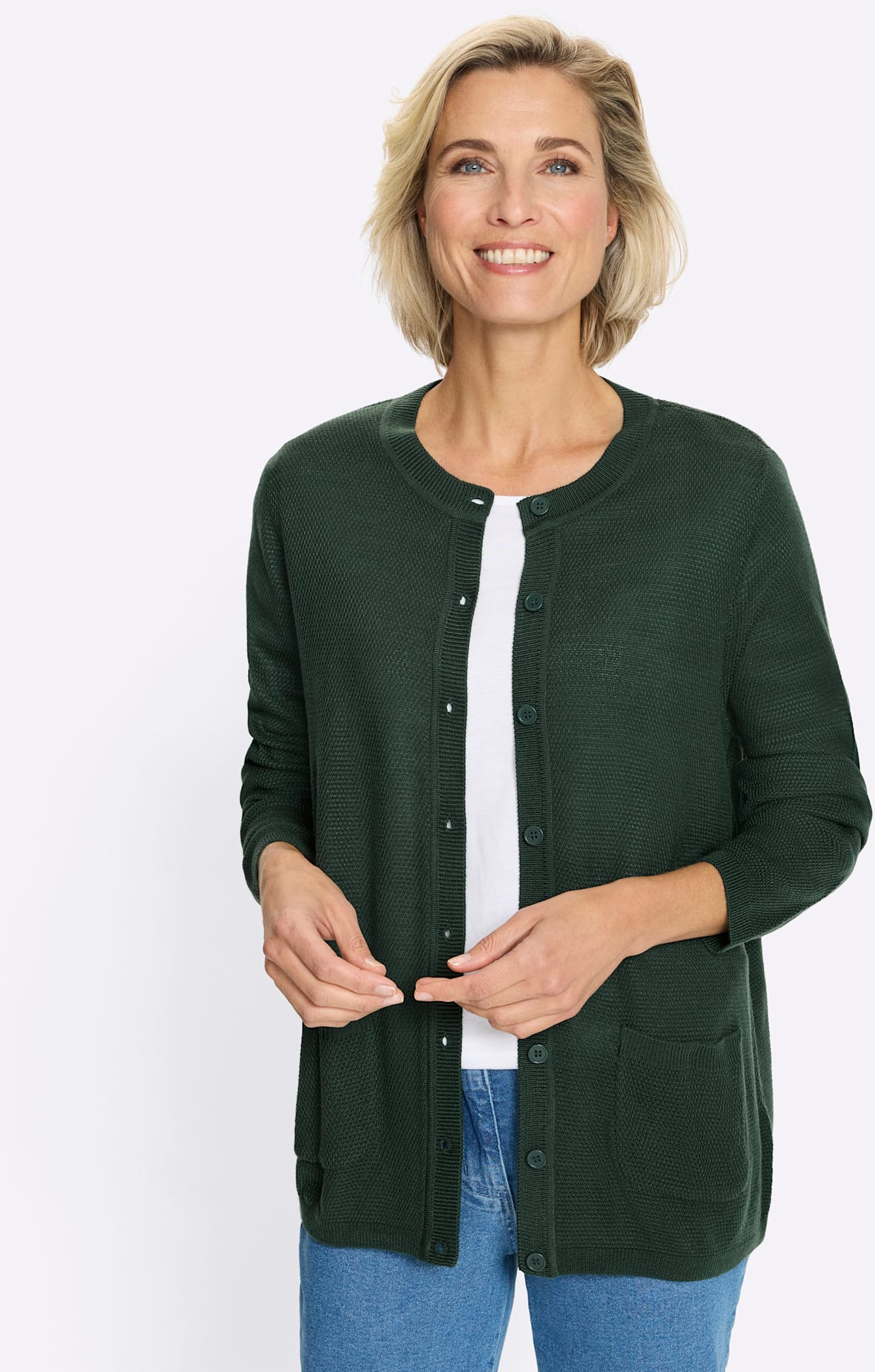 Classic Basics Strickjacke