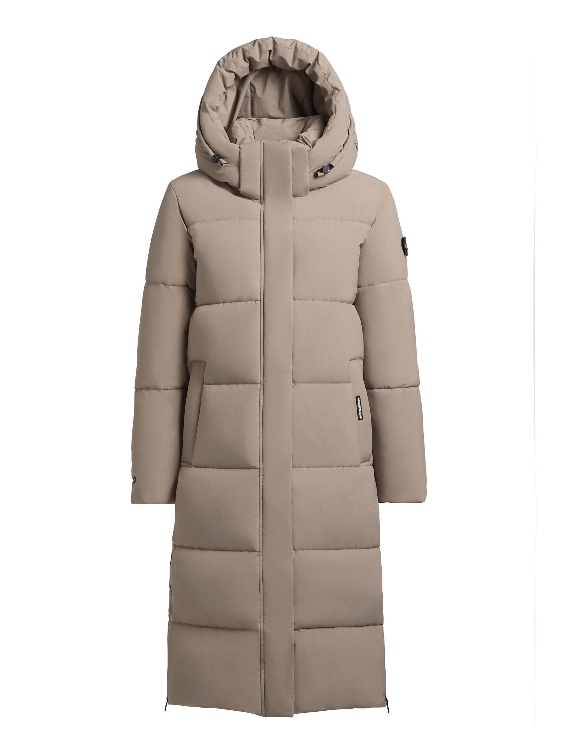 khujo Steppmantel »Rachel Matt-YM«, Warmer gesteppter Damen Mantel mit (abnehmbarer Kapuze)