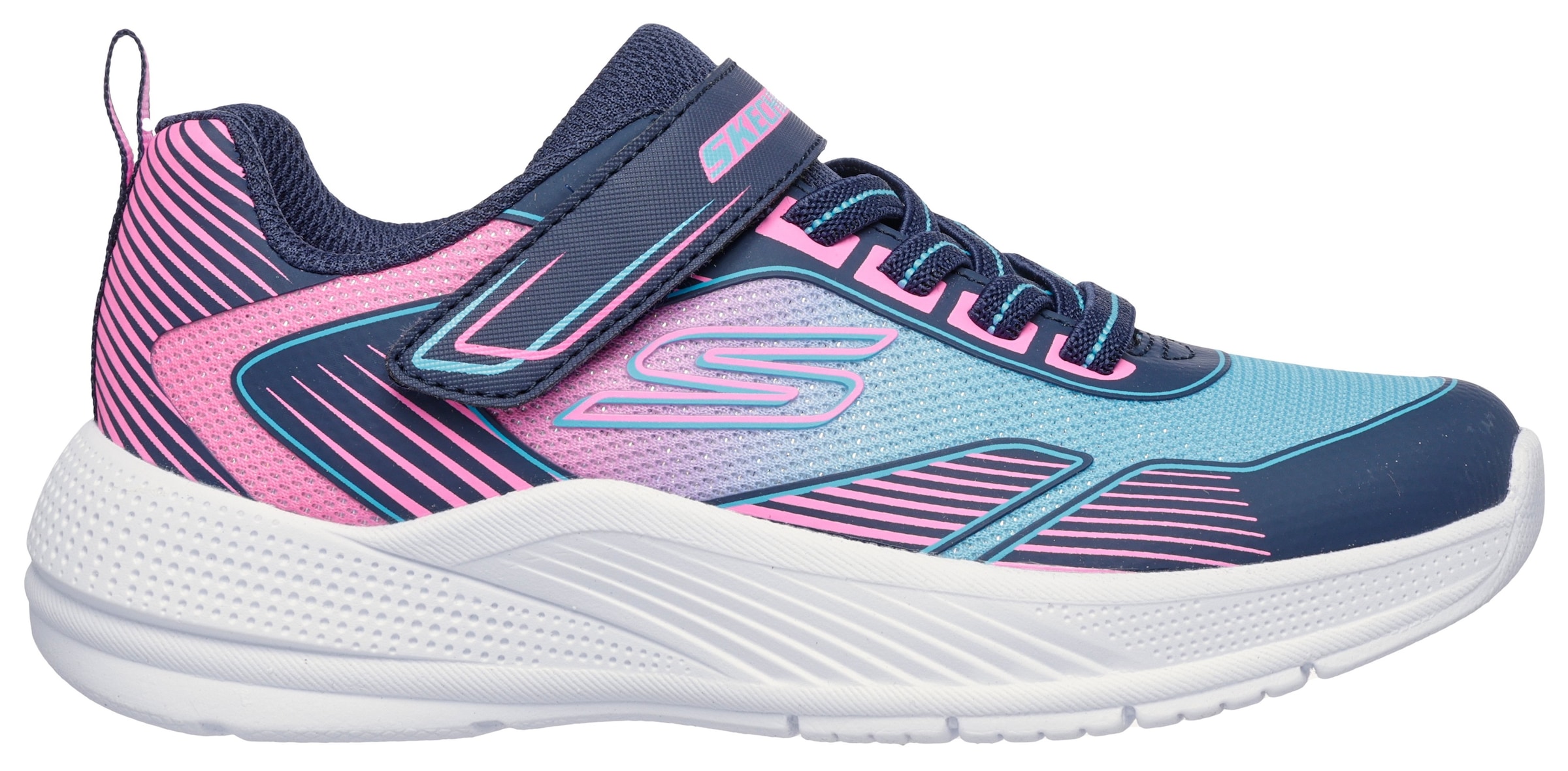 Skechers Sneaker »MICROSPEC ADVANCE«, Freizeitschuh mit Klettverschluss, Größenschablone zum Download