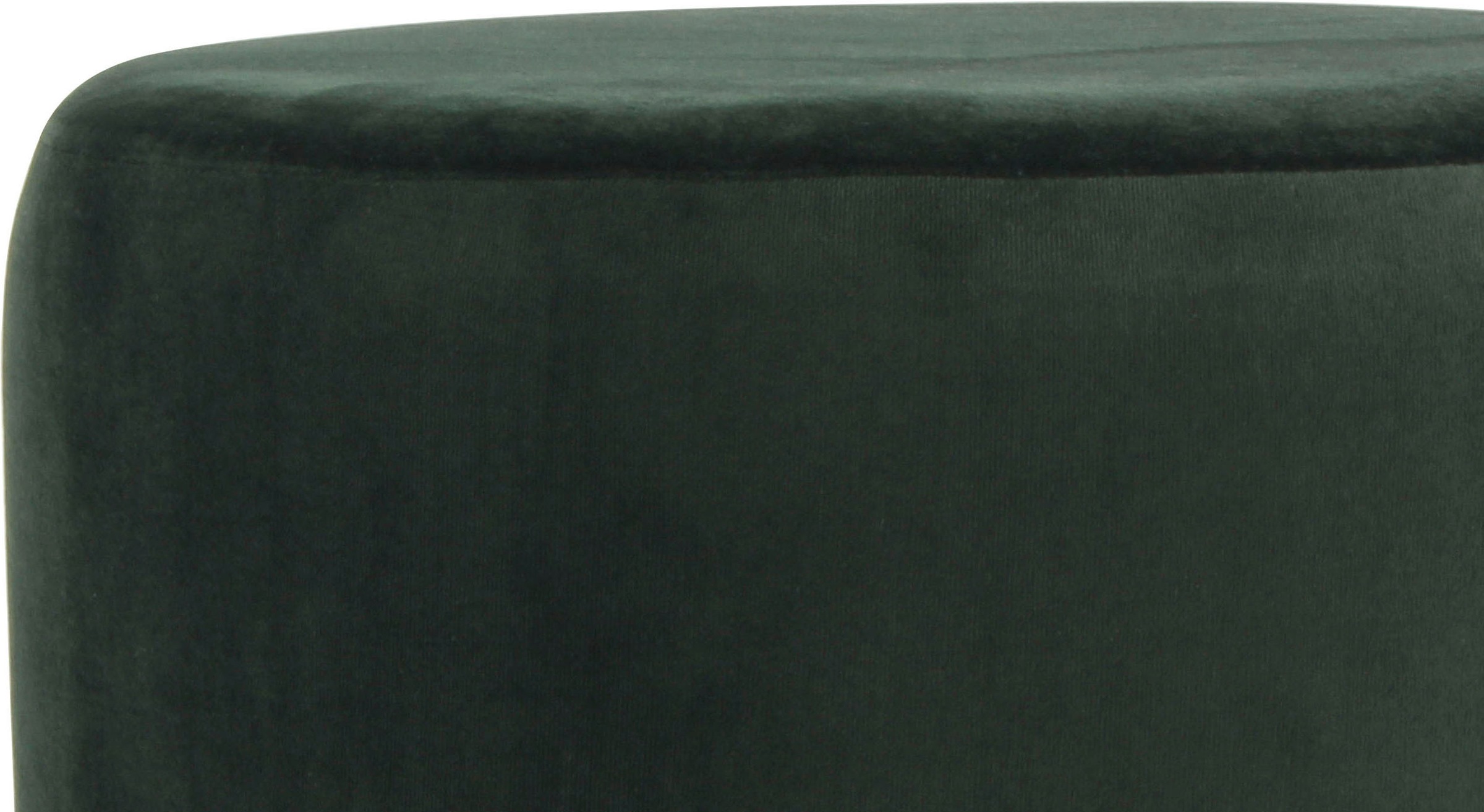 Kayoom Sitzhocker »Hocker Rebecca 825, Sitzpouf in runder Form,mit samtigem Bezug«, (1 St.), pflegeleicht, modern, vielseitig verwendbar, Sitzfläche gepolstert