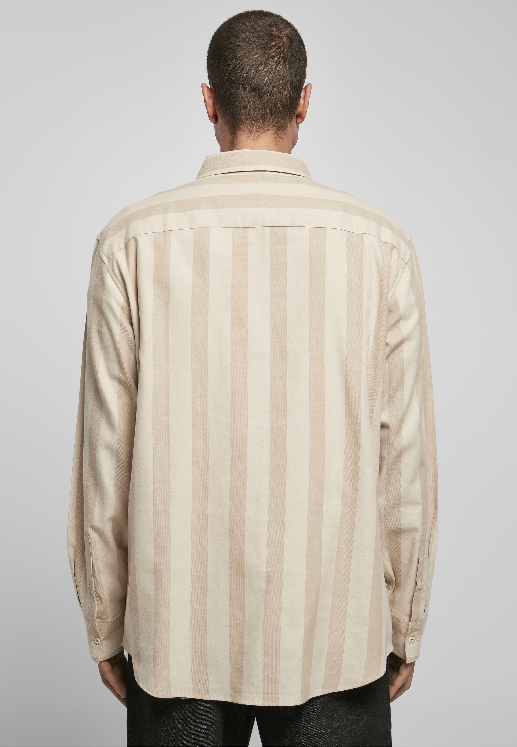 URBAN CLASSICS Kurzarmshirt »Urban Classics Herren Striped Shirt« 1 Stk.