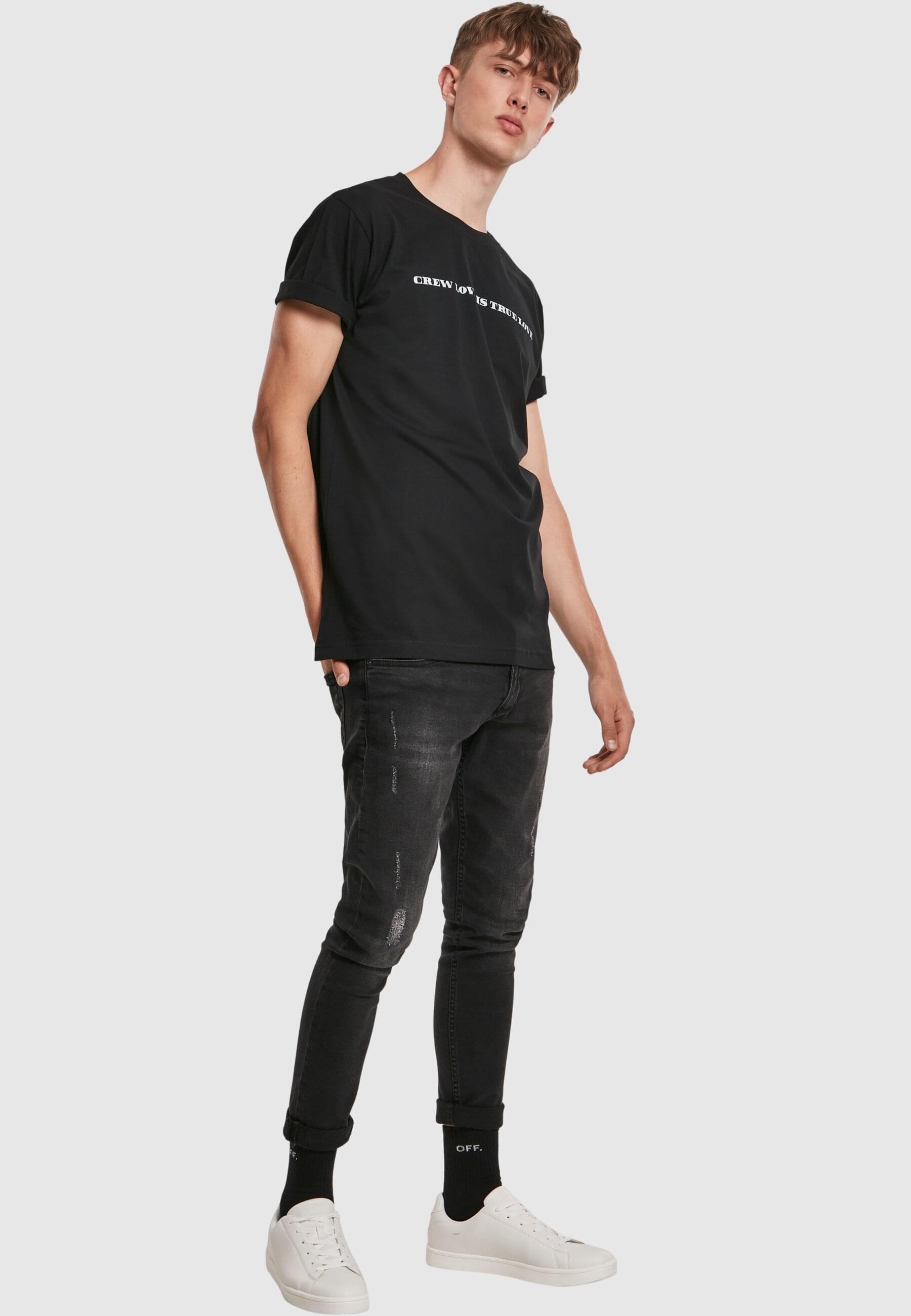 MisterTee T-Shirt »MisterTee Herren Crew Love Is True Love Tee«, (1 tlg.)