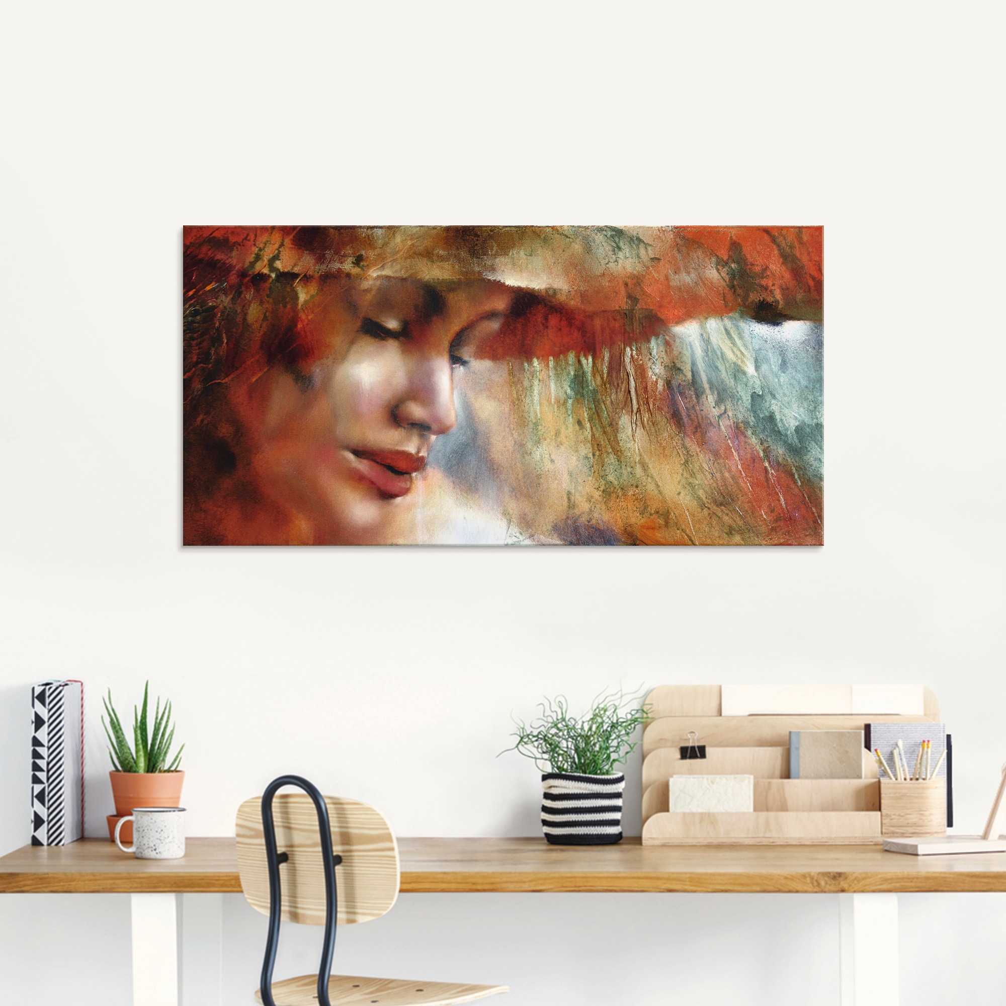 Artland Glasbild »Ricarda«, Frau, (1 St.), in verschiedenen Größen