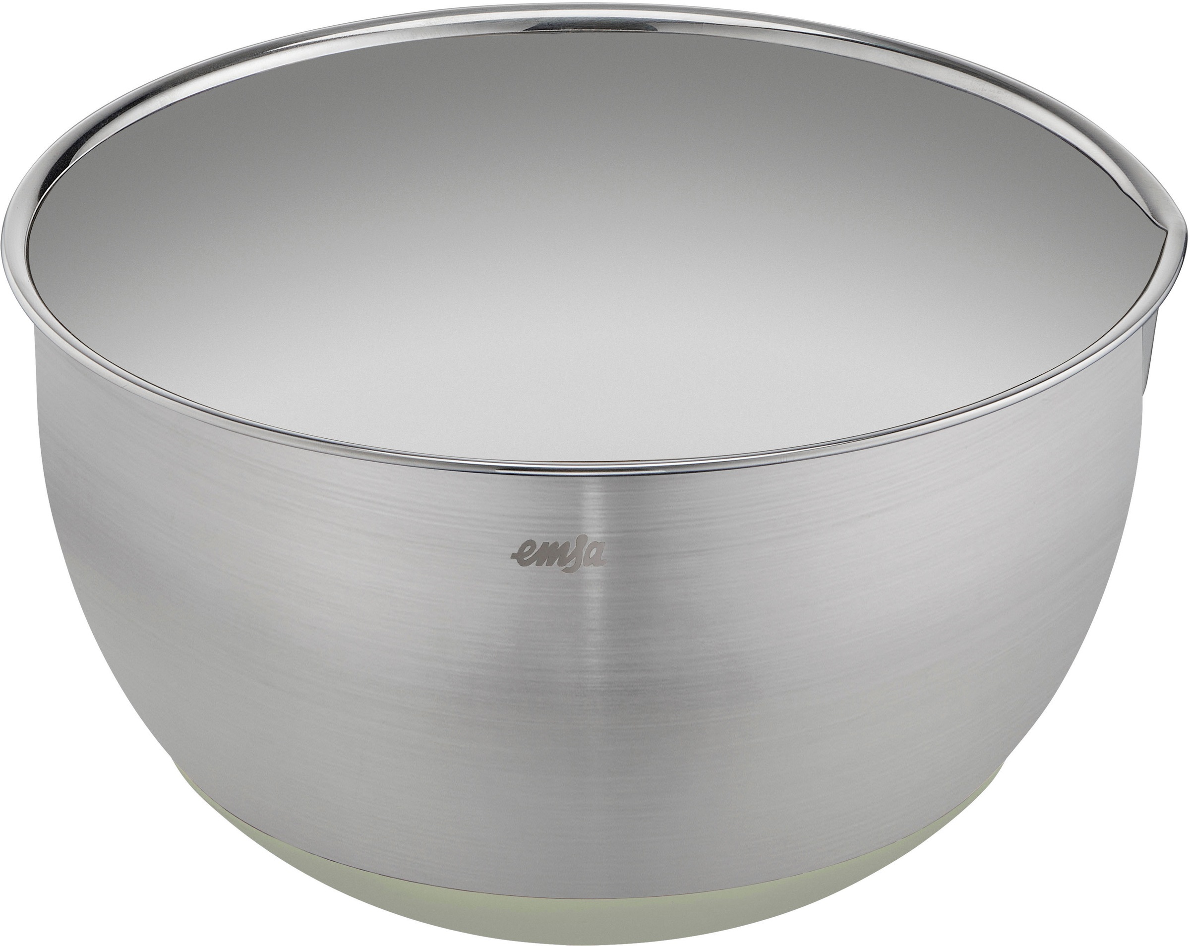 EMSA Rührschüssel "Emsa K32720 Prep&Bake 20 cm", Ø 20cm, grün, Schüsseln, rutschfester Boden, Ausgießlippe für präzises Ausgießen