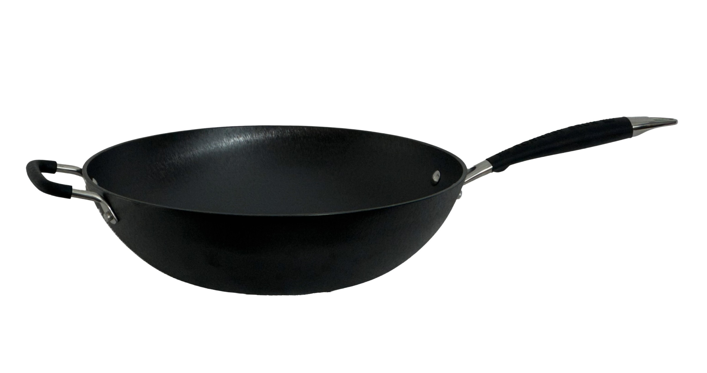 Ronneby Bruk Wok "Ultra Light Wok-Pfanne, mit silikonummanteltem Griff" Gusseisen 1 tlg.