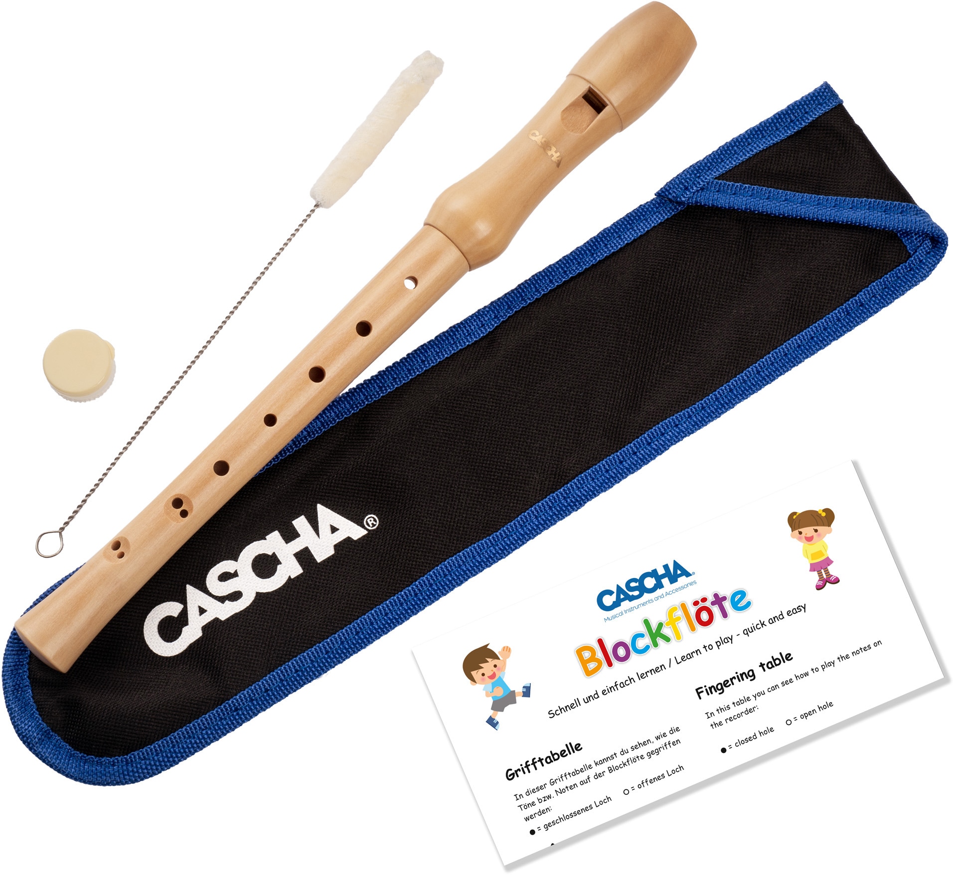 Blockflöte Barocke Griffweise, Sopran C-Dur (Barock)