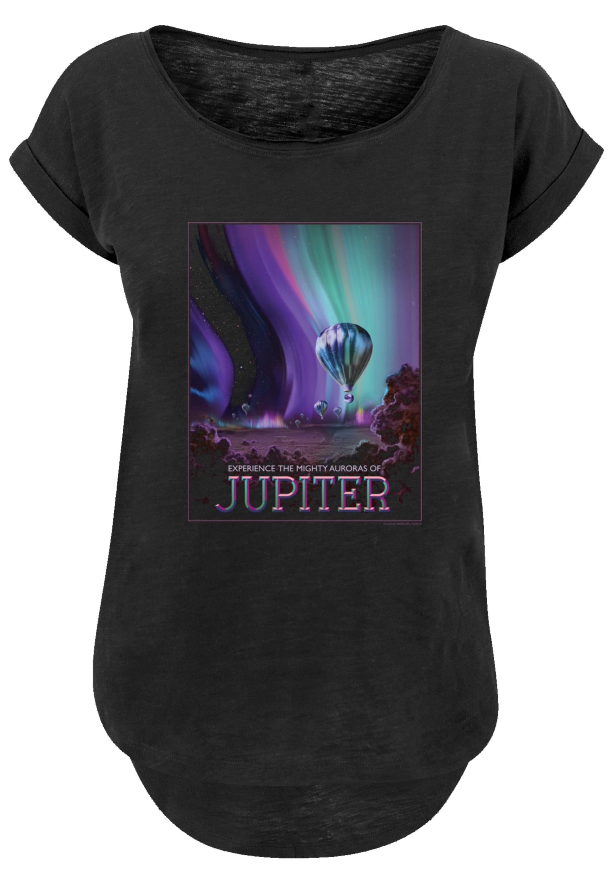 F4NT4STIC T-Shirt »NASA Auroras Of Jupiter Interplanetary«, Premium Qualität
